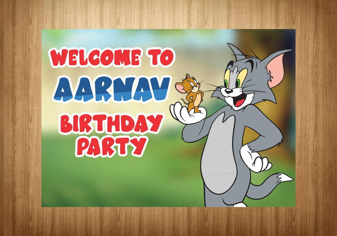 Tom & Jerry Theme Welcome Poster