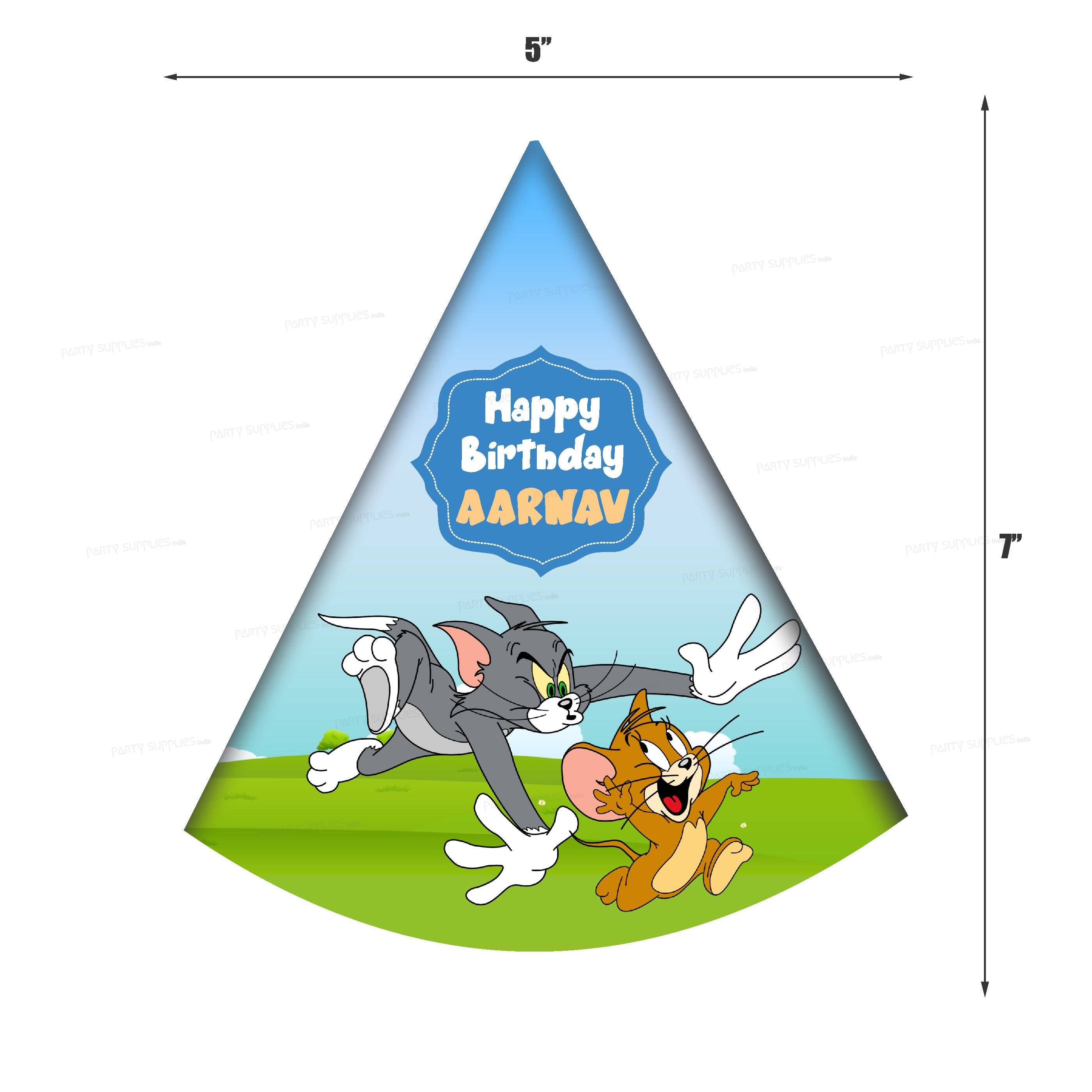 Tom & Jerry Theme Personalized Hat