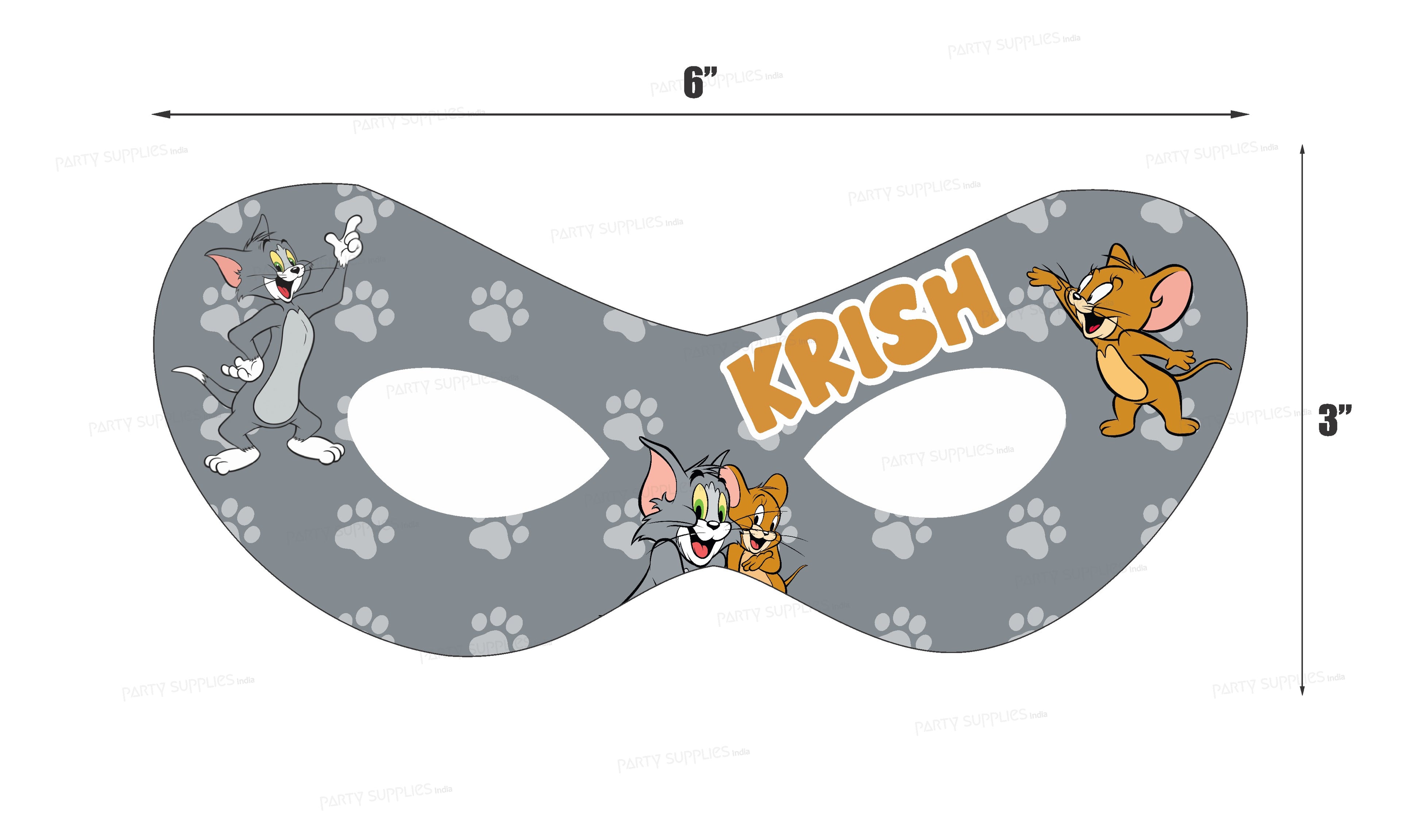 Tom & Jerry Theme Personalized Eye Mask