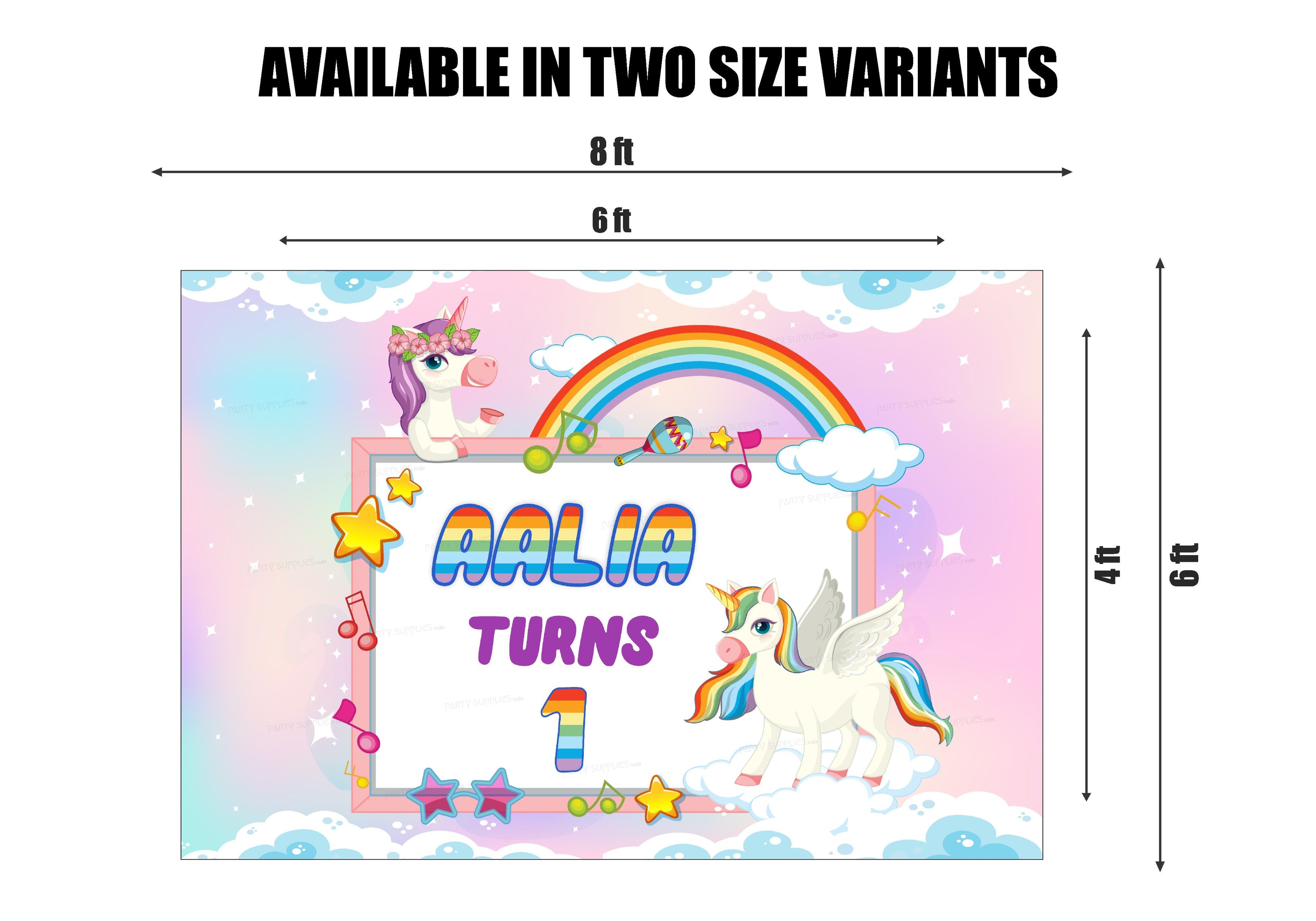 Unicorn Theme Backdrop