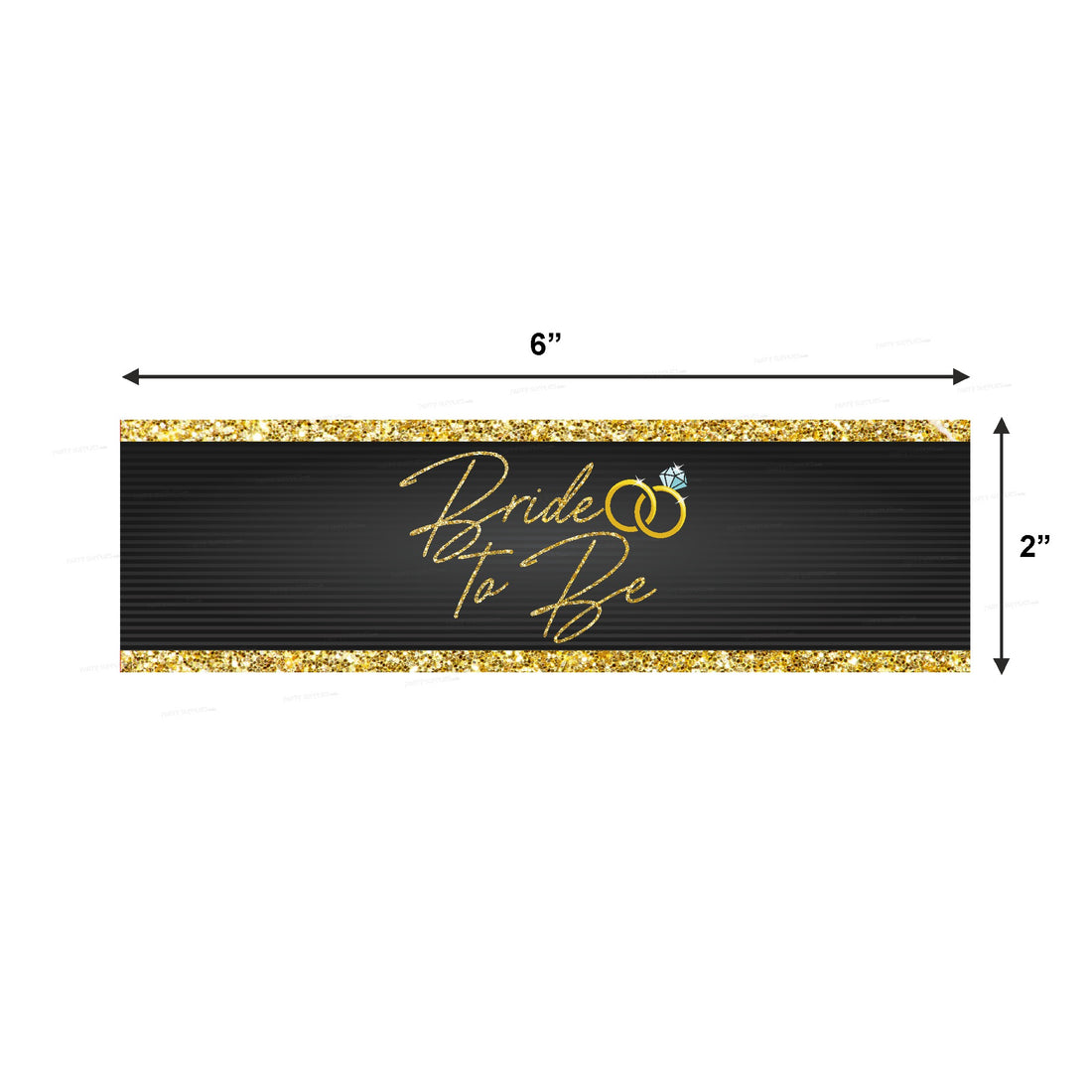 Bride to Be Theme Water Bottle Stickers