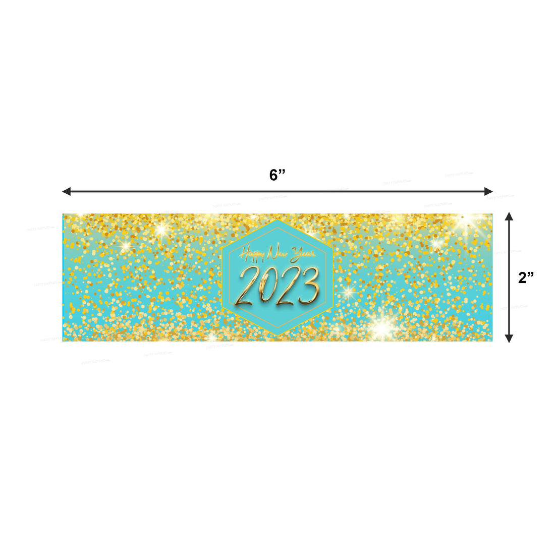 PSI New Year Theme Water Bottle Stickers