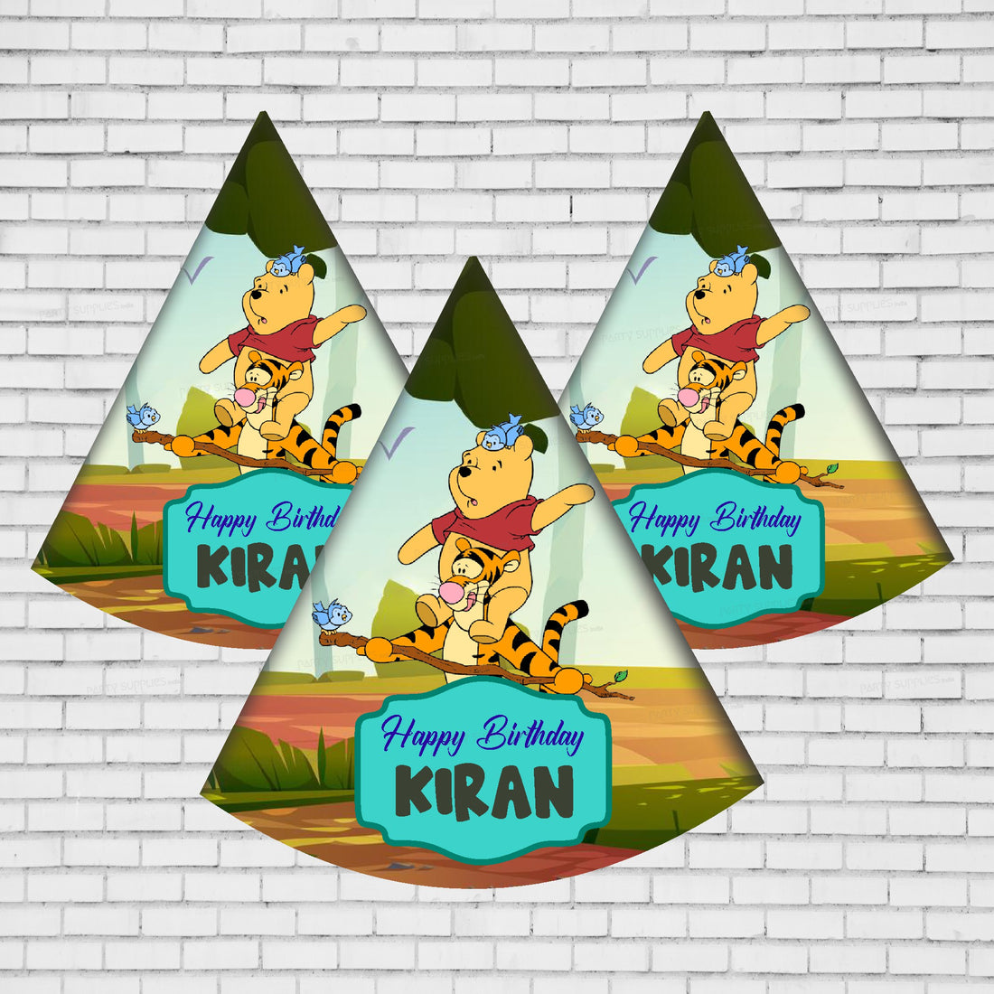 Winnie the Pooh Theme Customized Hat