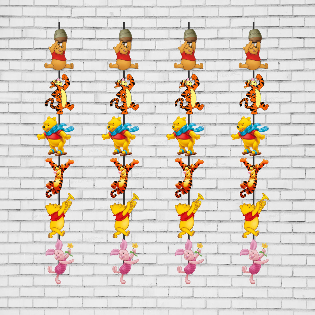 Winnie the Pooh Theme Customized Dangler