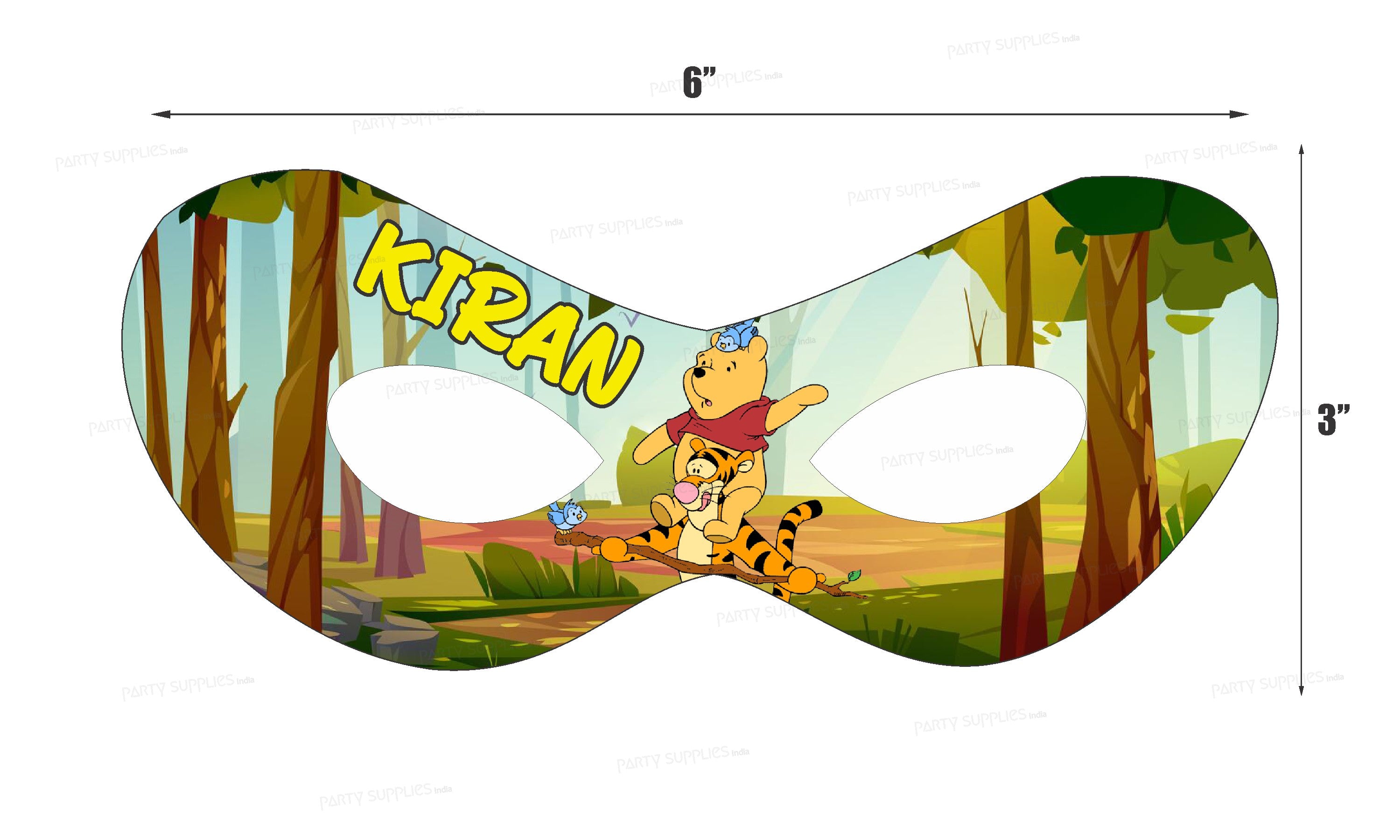 Winnie the Pooh Theme Customized Eye Mask