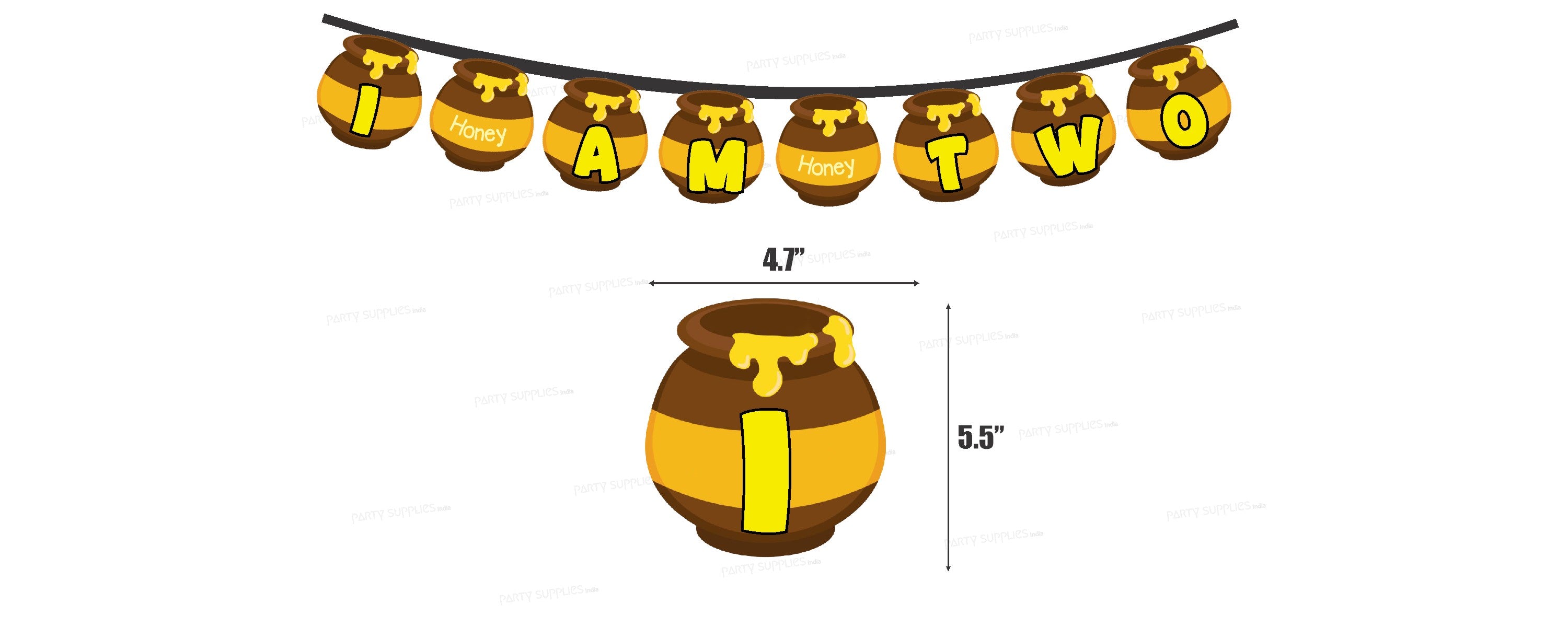 Winnie the Pooh Theme Age Hanging