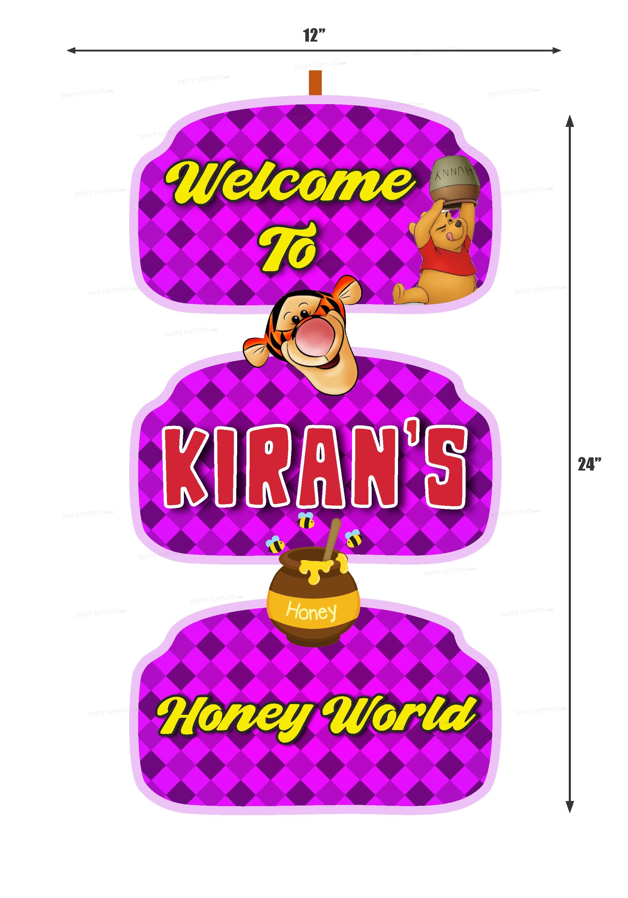 Winnie the Pooh Door Poster