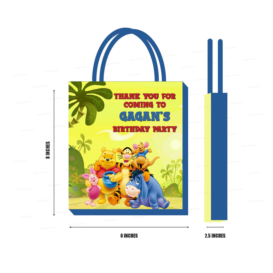 Winnie the Pooh Theme Return Gift Bag