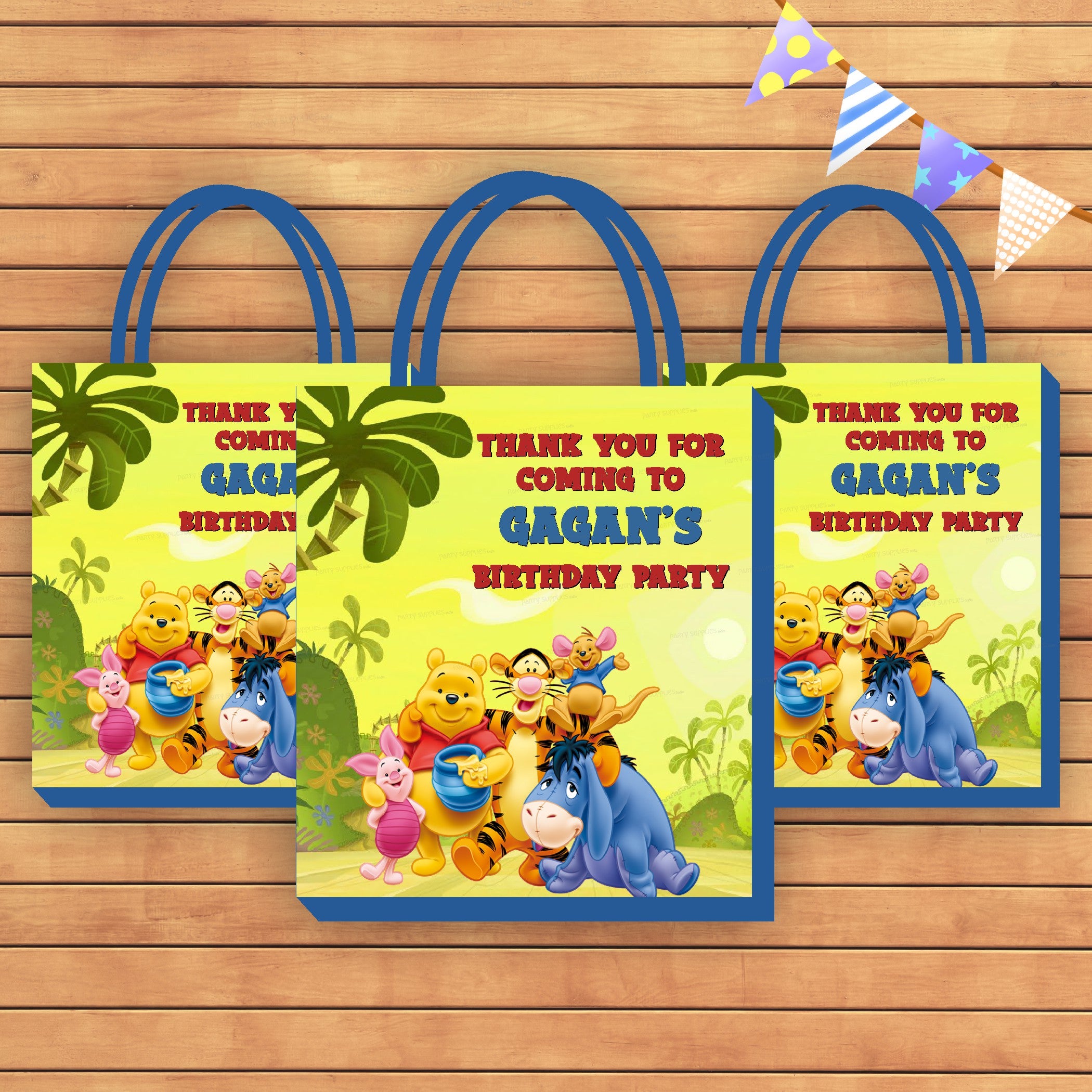 Winnie the Pooh Theme Return Gift Bag