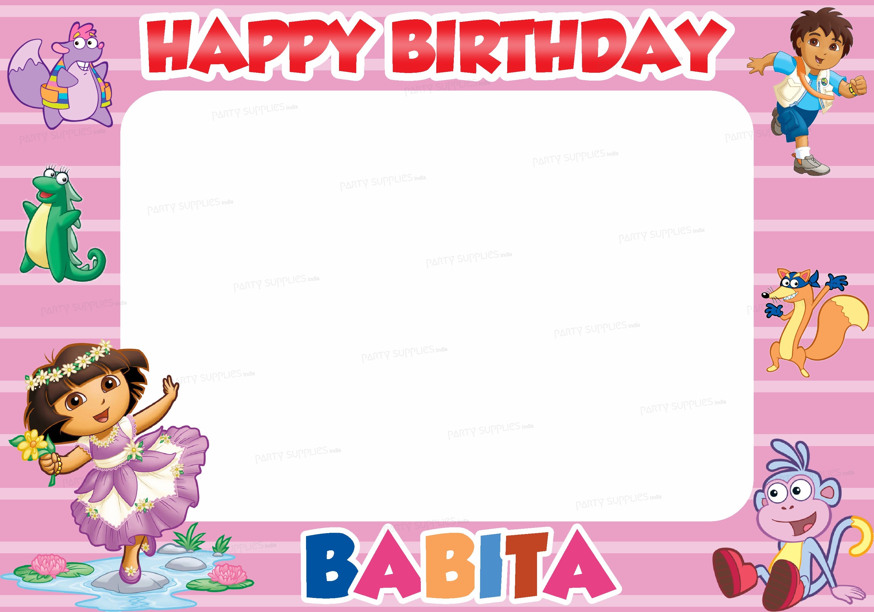 Dora Theme PhotoBooth