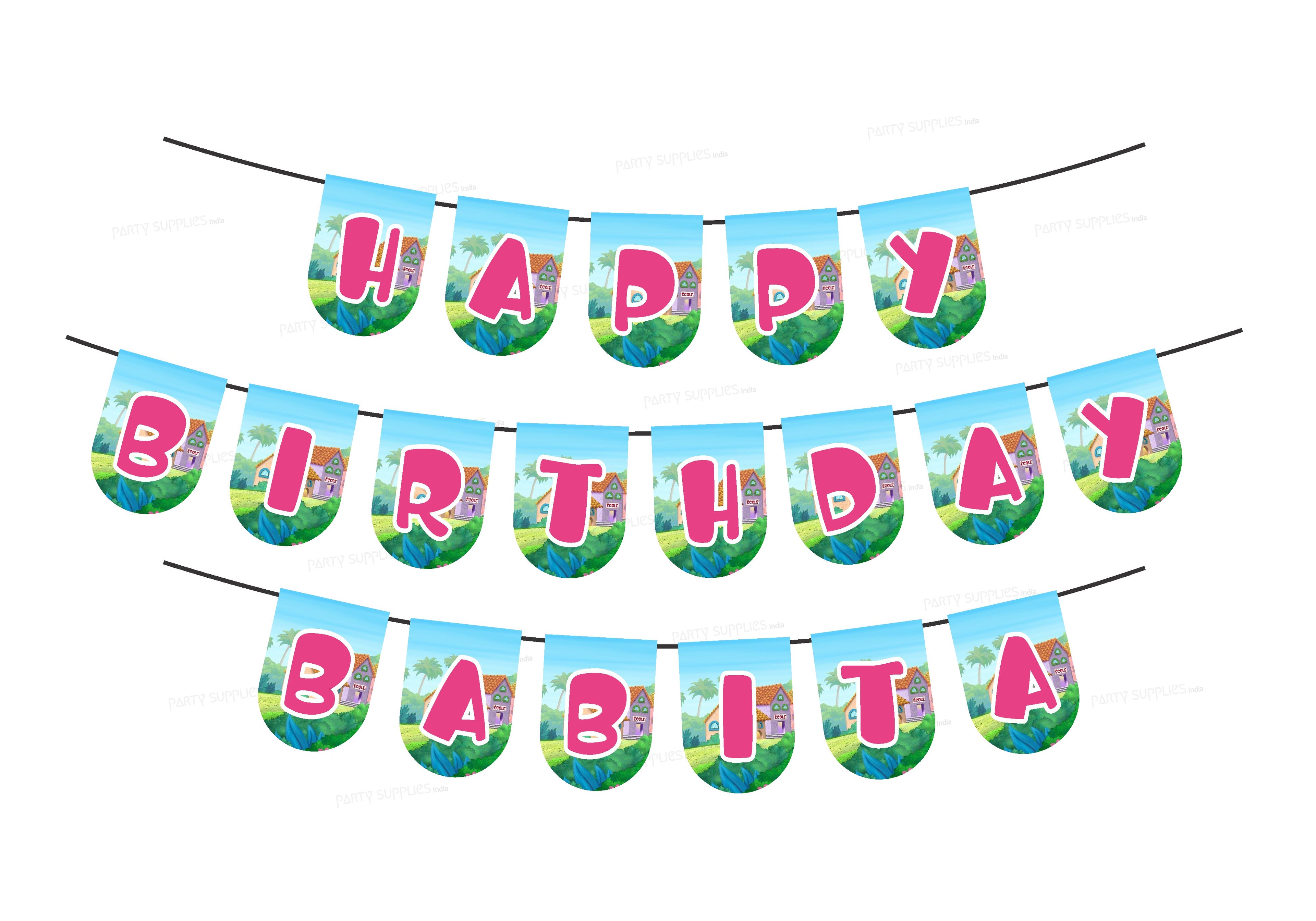 Dora Theme Personalized Hanging