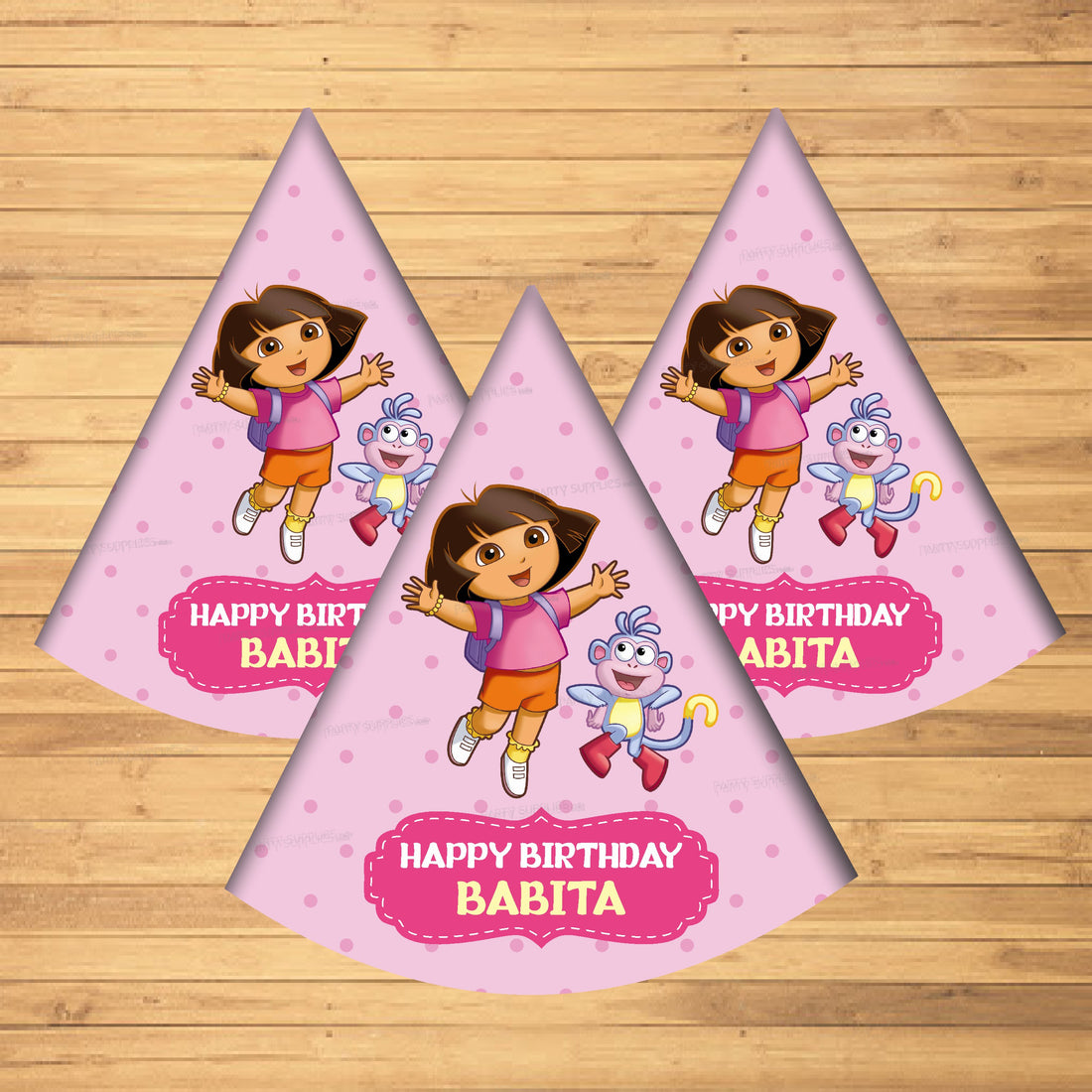 Dora Theme Personalized Hat