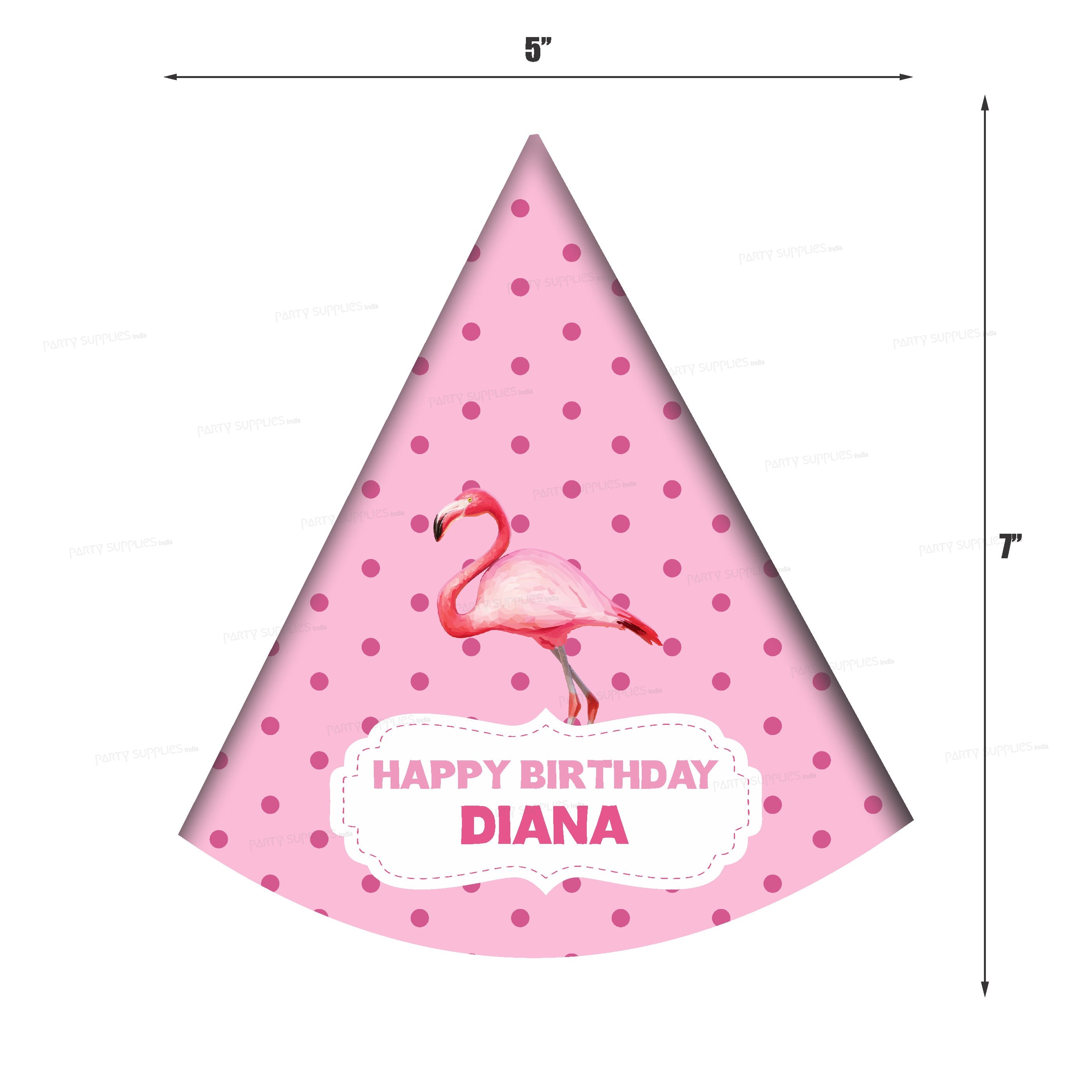 Flamingo Theme Customized Hat