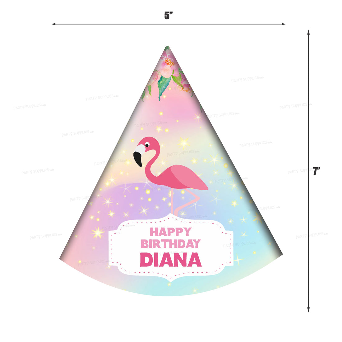 Flamingo Theme Personalized Hat