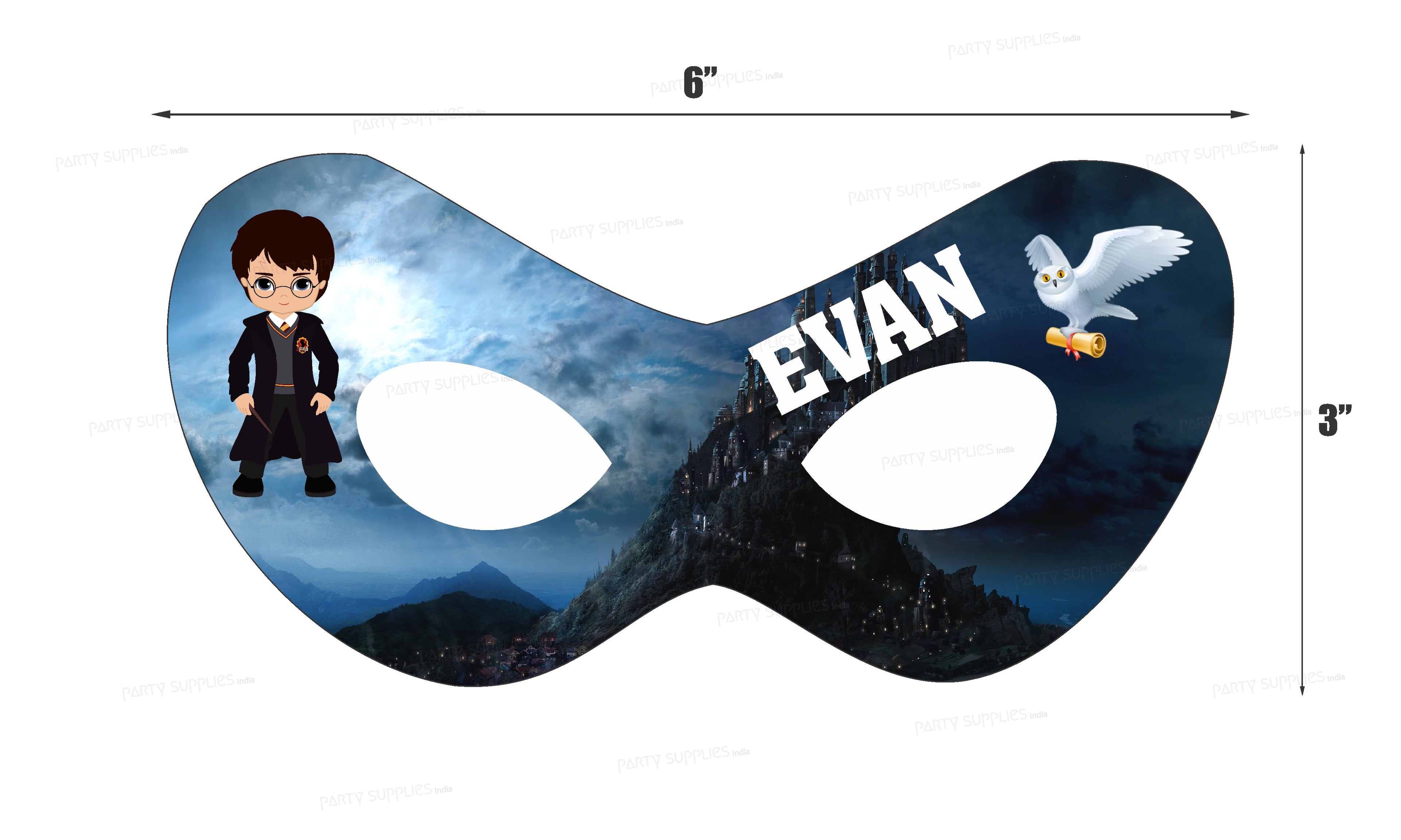 Harry Potter Theme Personalized Eye Mask