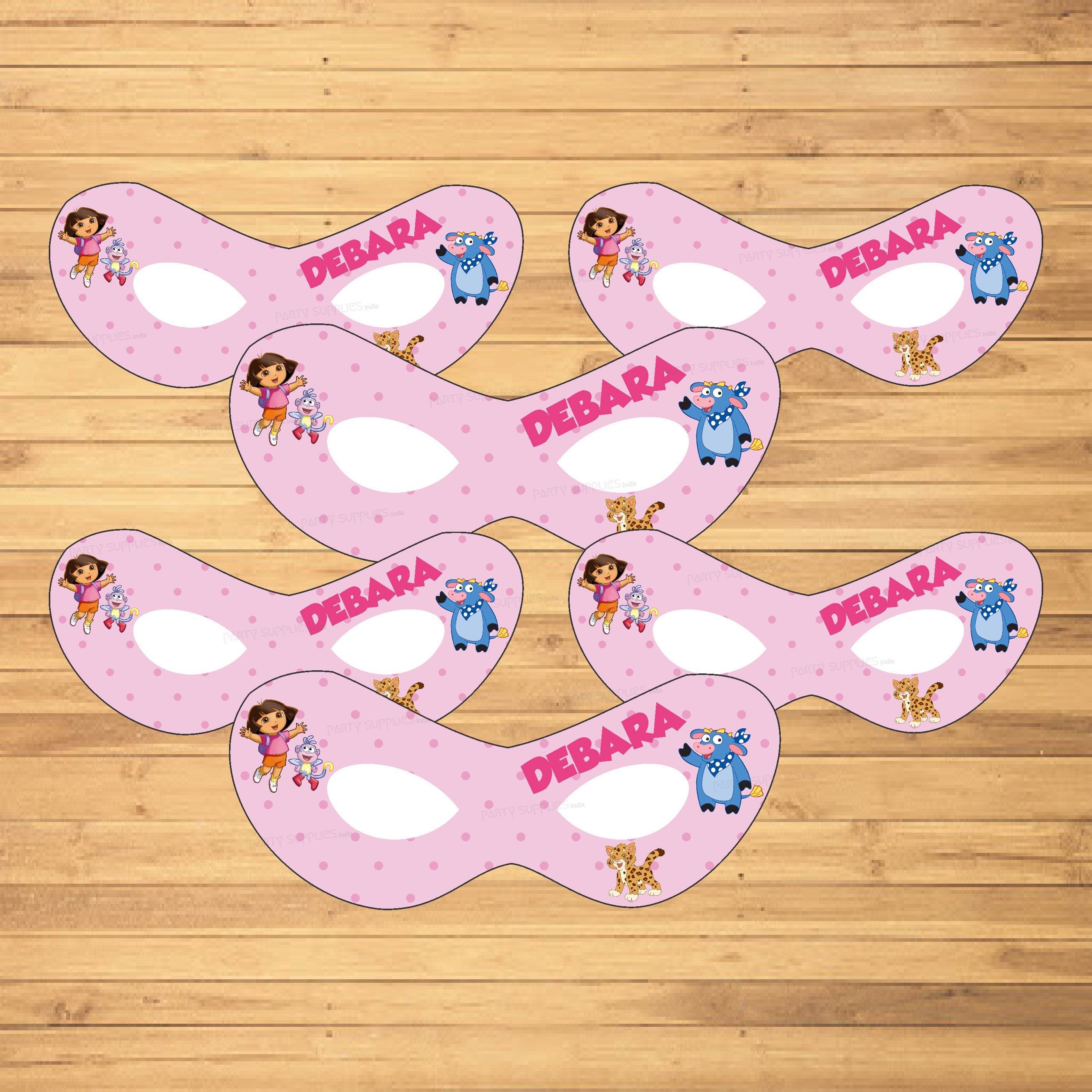 Dora Theme Personalized Eye Mask
