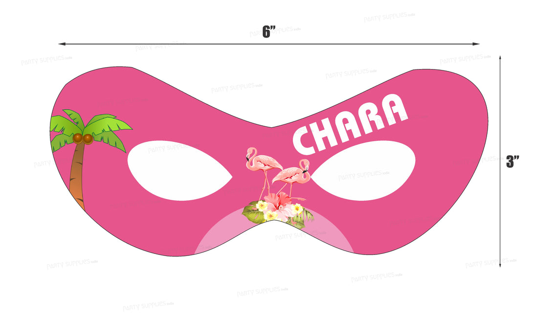 Flamingo Theme Personalized Eye Mask