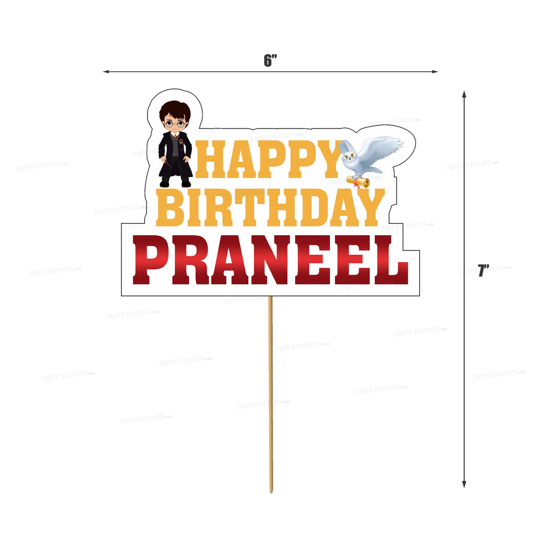 Harry Potter Theme Cake Topper