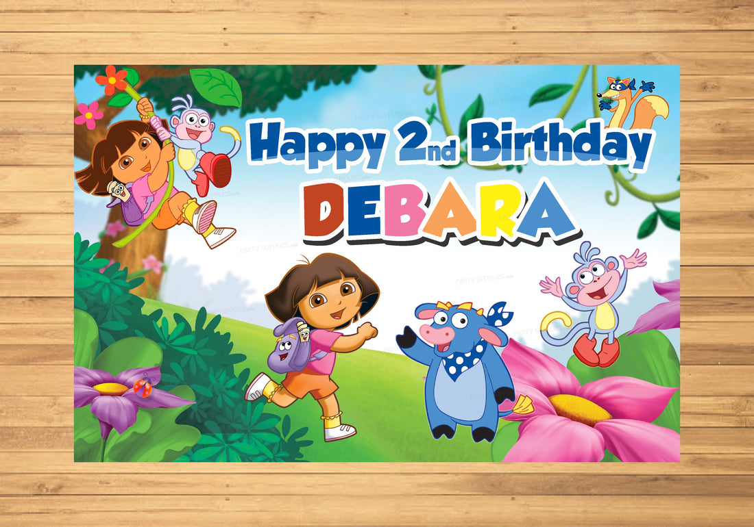 Dora Theme Customized Backdrop