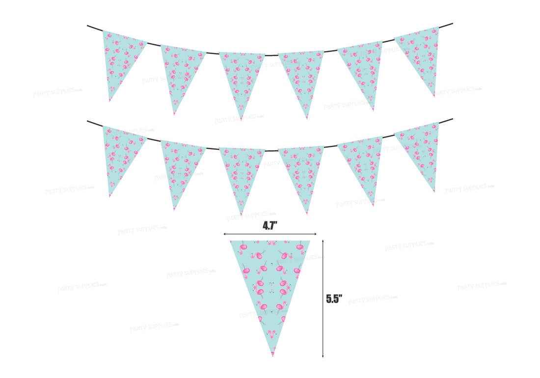 Flamingo Theme Flag Bunting