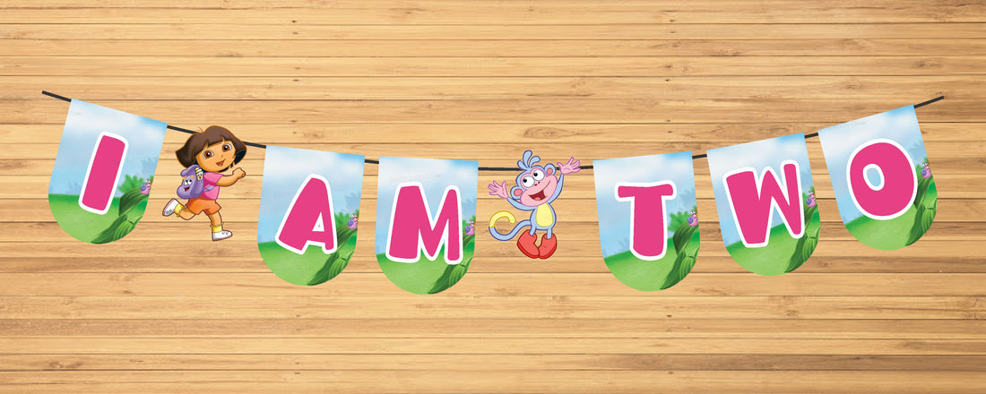 Dora Theme Baby Age Hanging