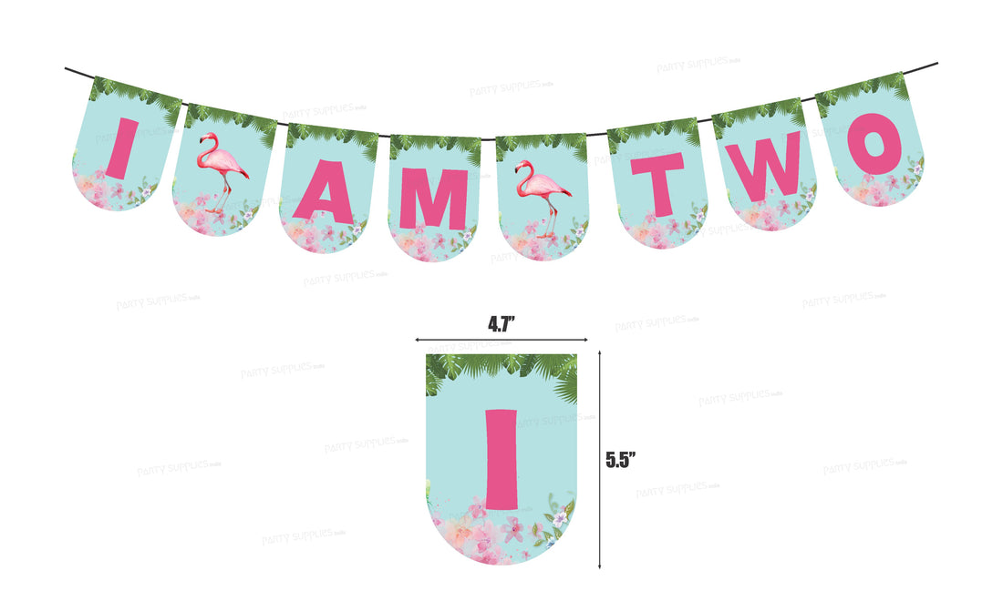 Flamingo Theme Baby Age Hanging