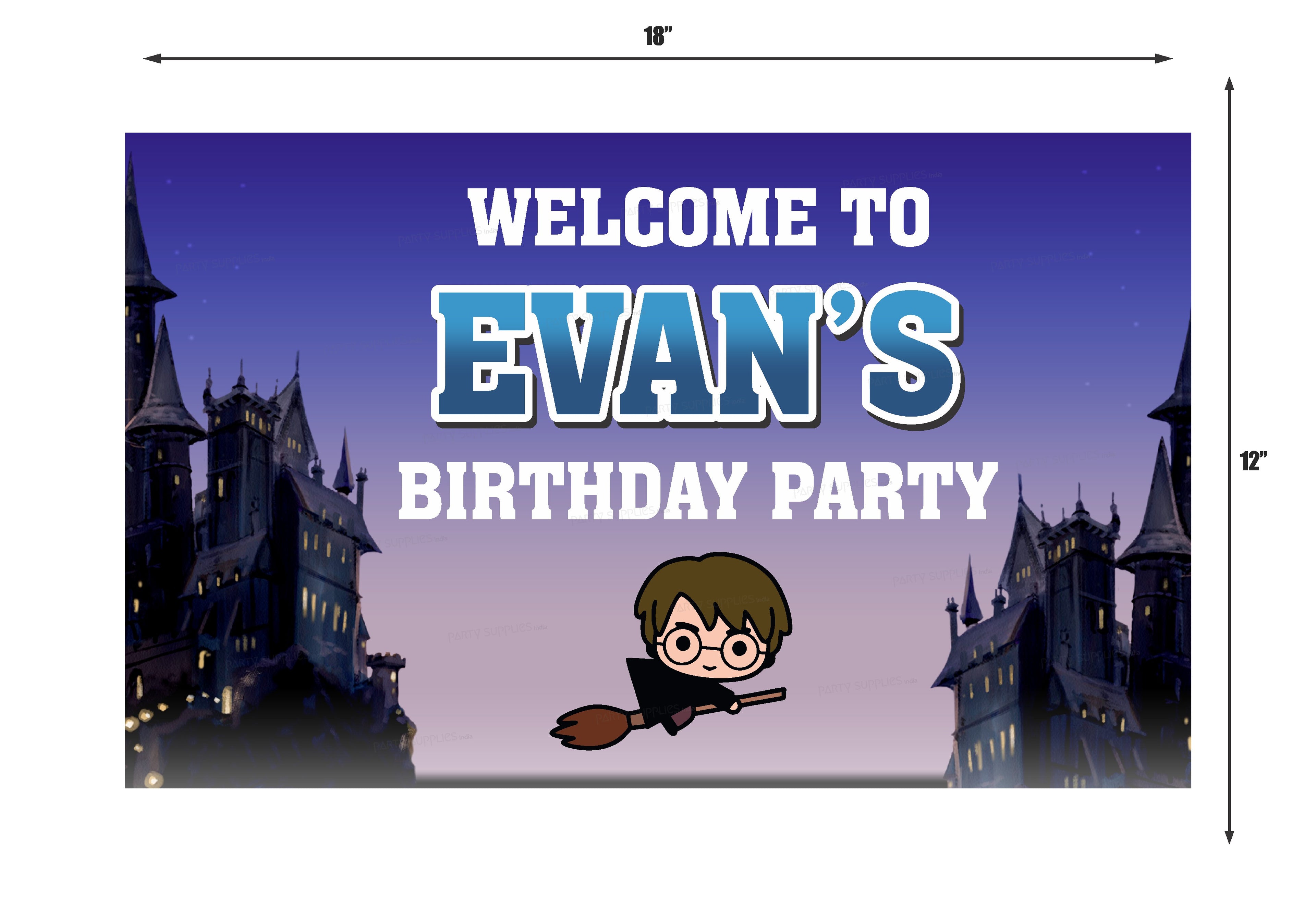 Harry Potter Theme Customized Welcome Board