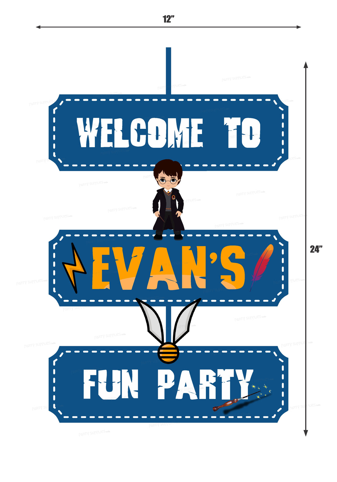 Harry Potter Theme Door Poster