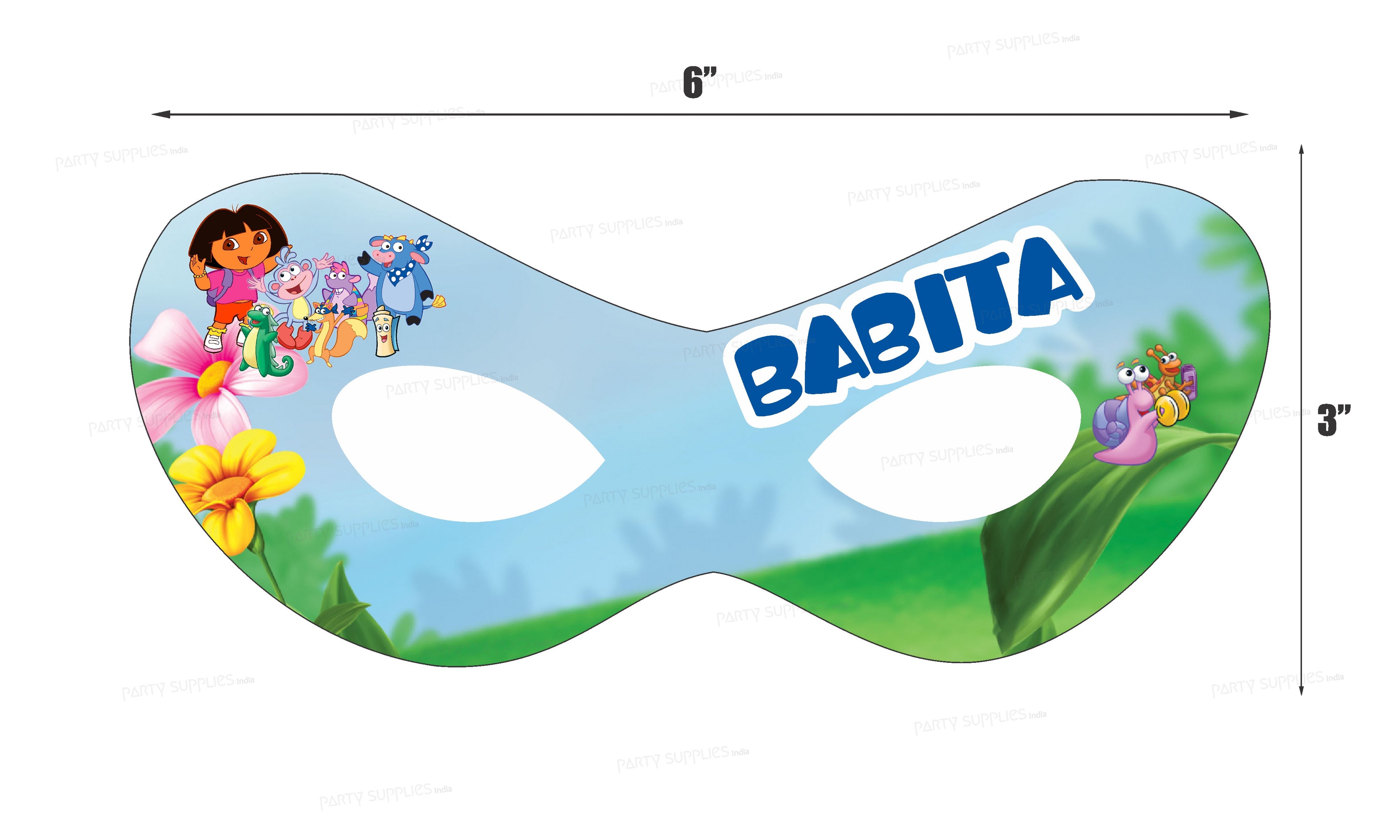 Dora Theme Eye Mask