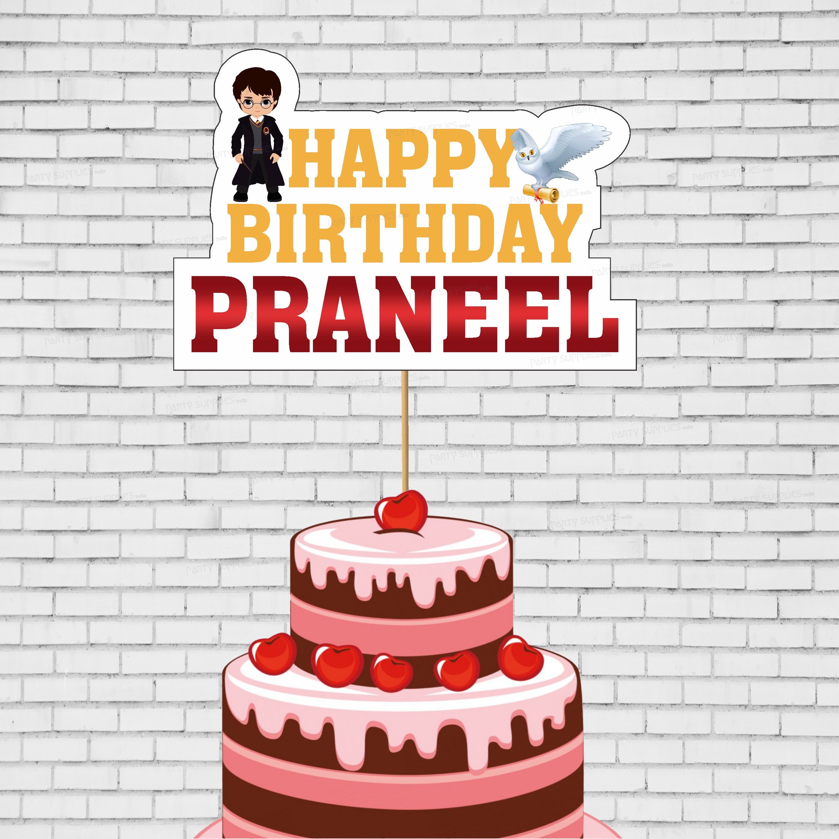 Harry Potter Theme Cake Topper