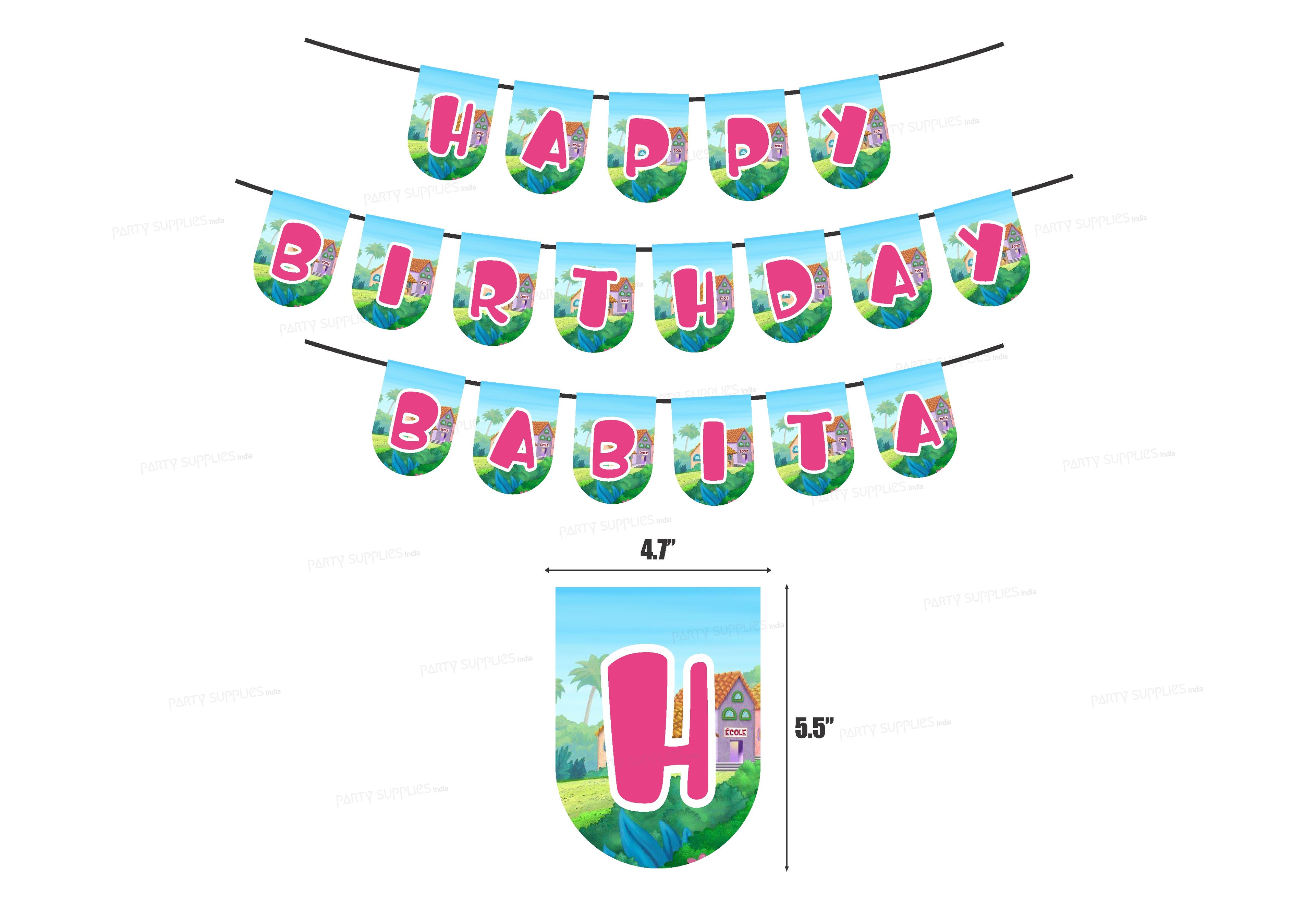 Dora Theme Personalized Hanging