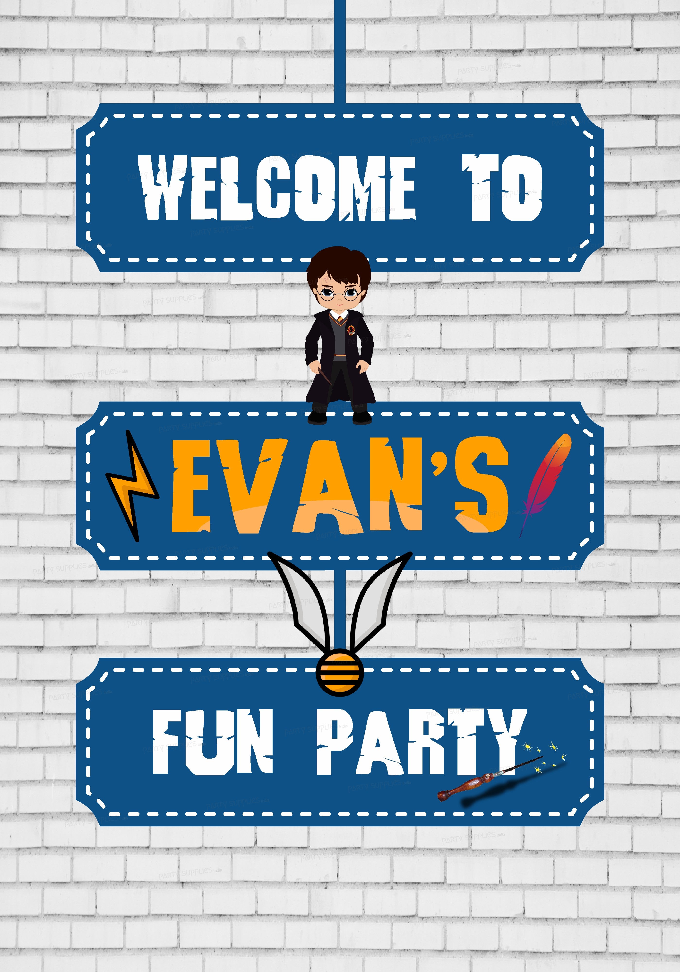 Harry Potter Theme Door Poster