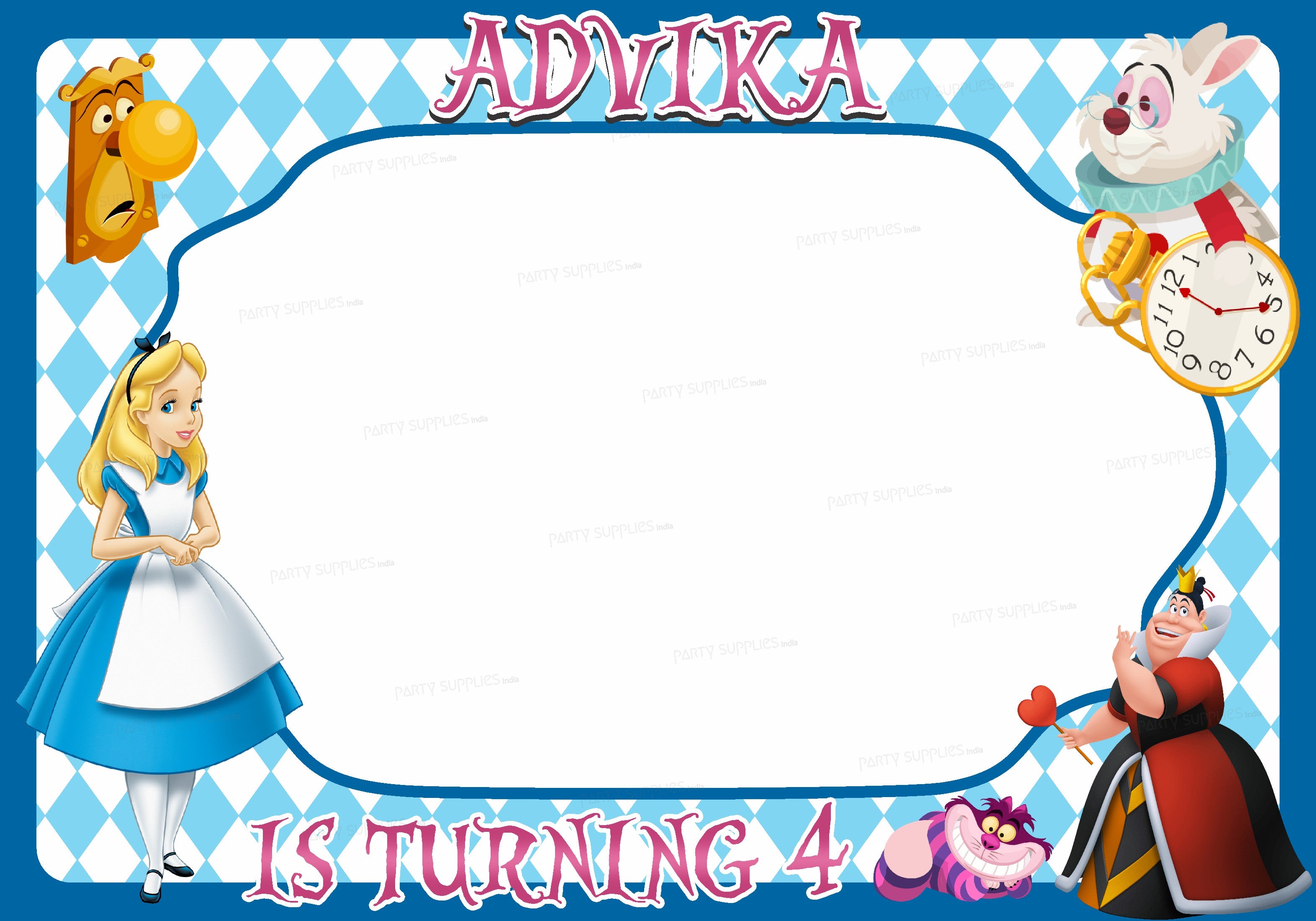 Alice in Wonderland Customized PhotoBooth