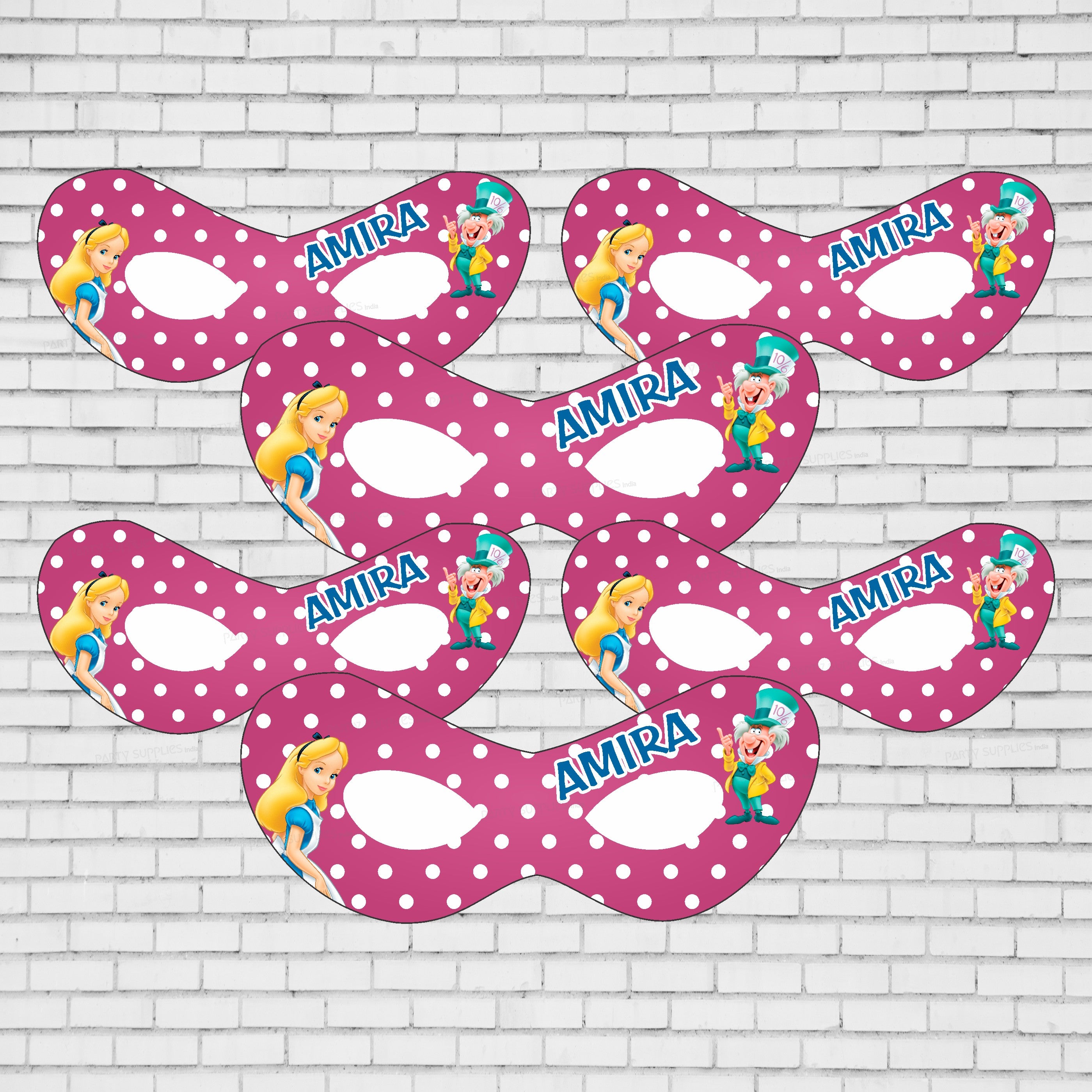 Alice in Wonderland Customized Eye Mask