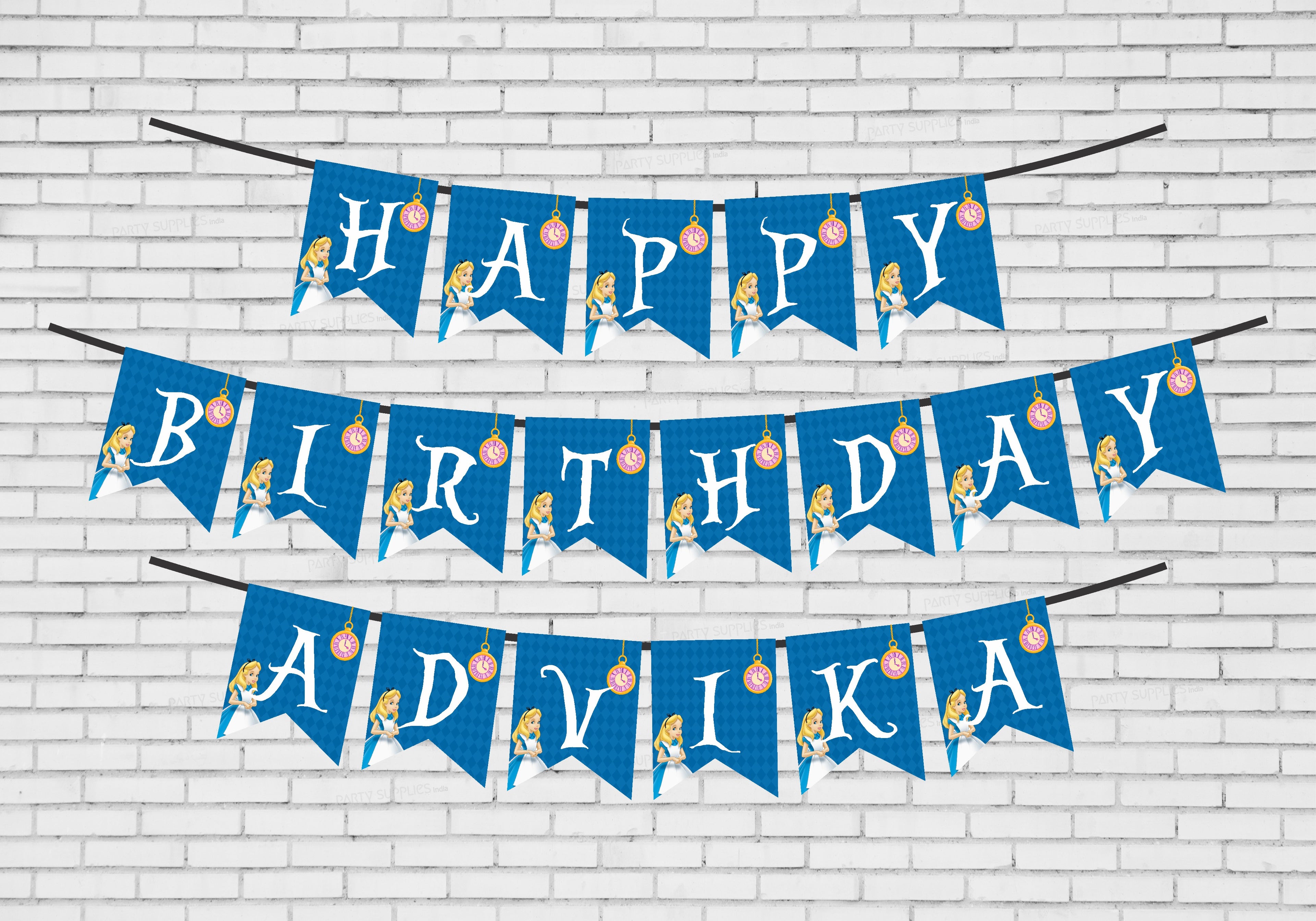 Alice in Wonderland Personalized Hanging