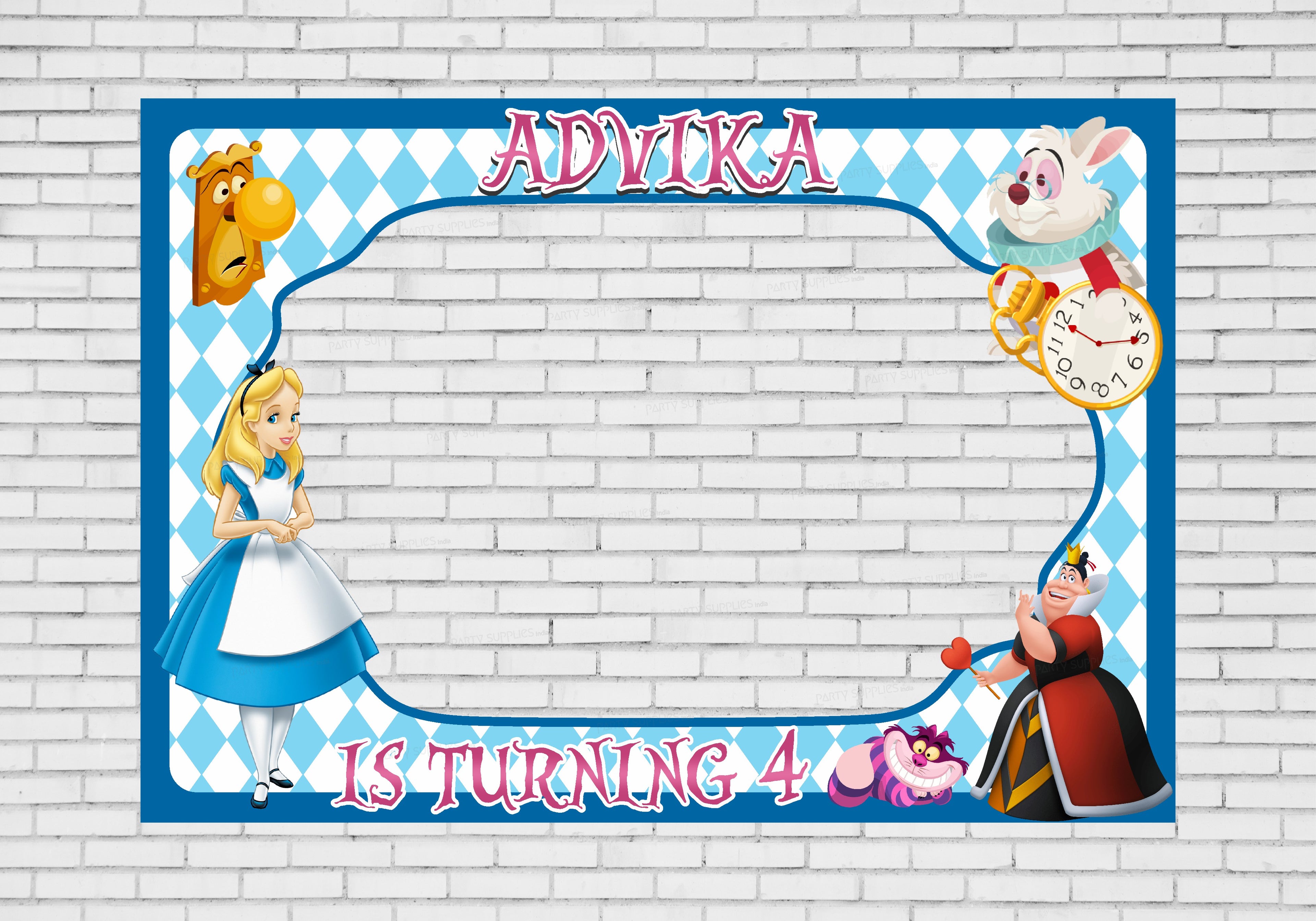 Alice in Wonderland Customized PhotoBooth