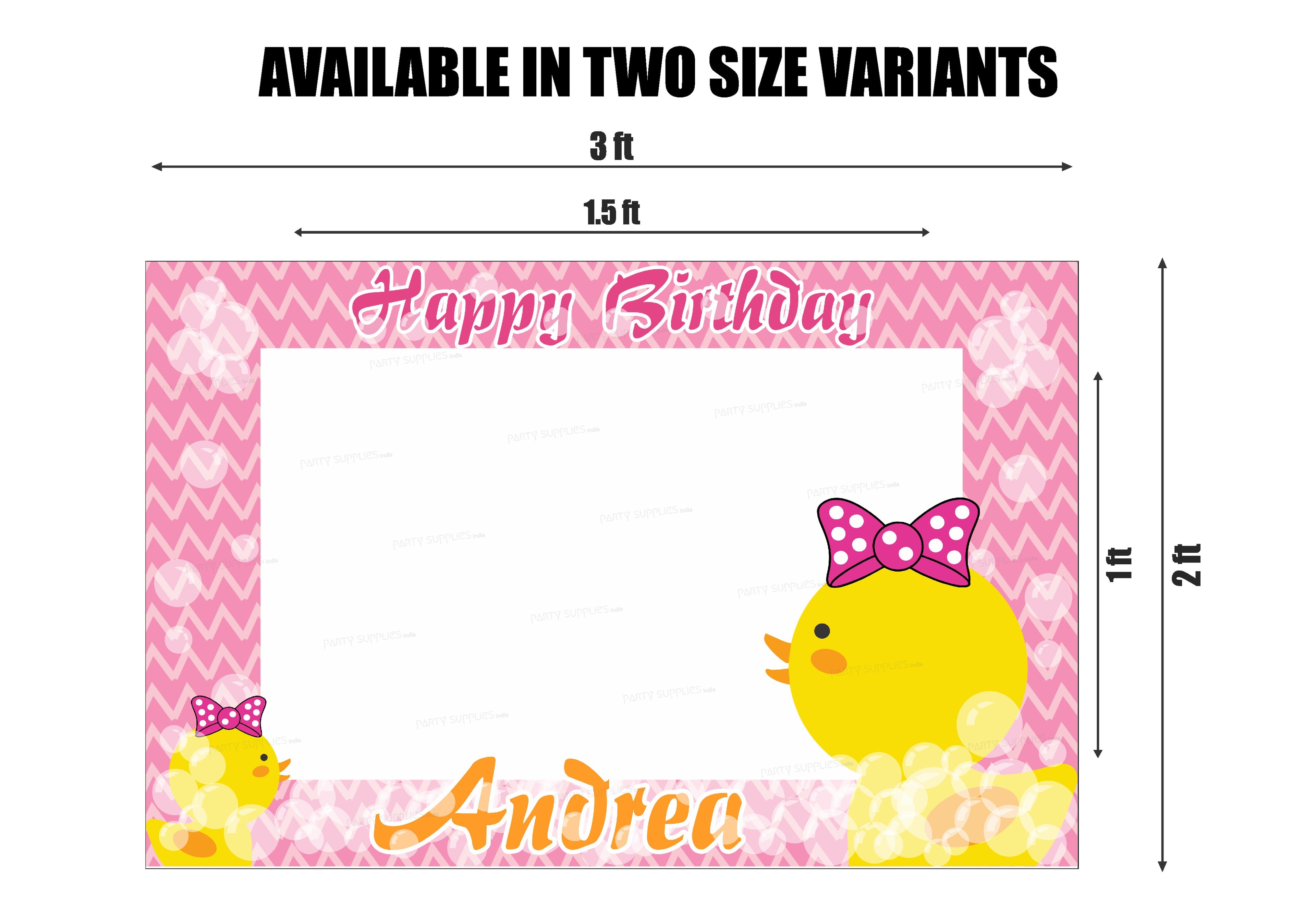 Duck Theme Girl Photobooth