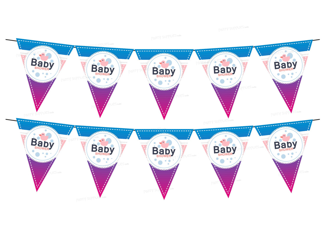PSI Baby Shower Theme Flag Bunting