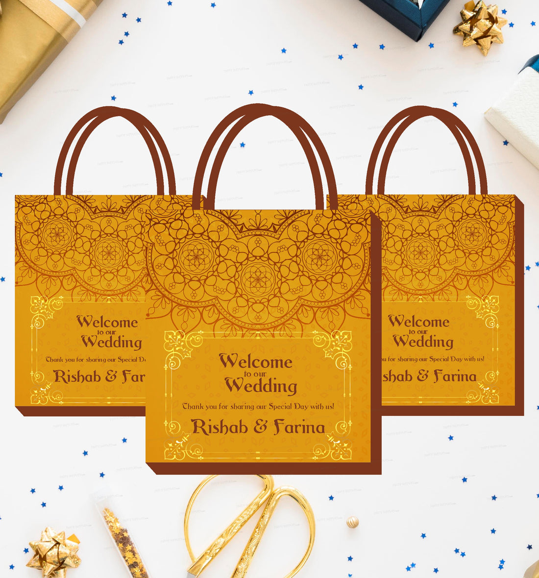 Wedding Theme Return Gift Bag