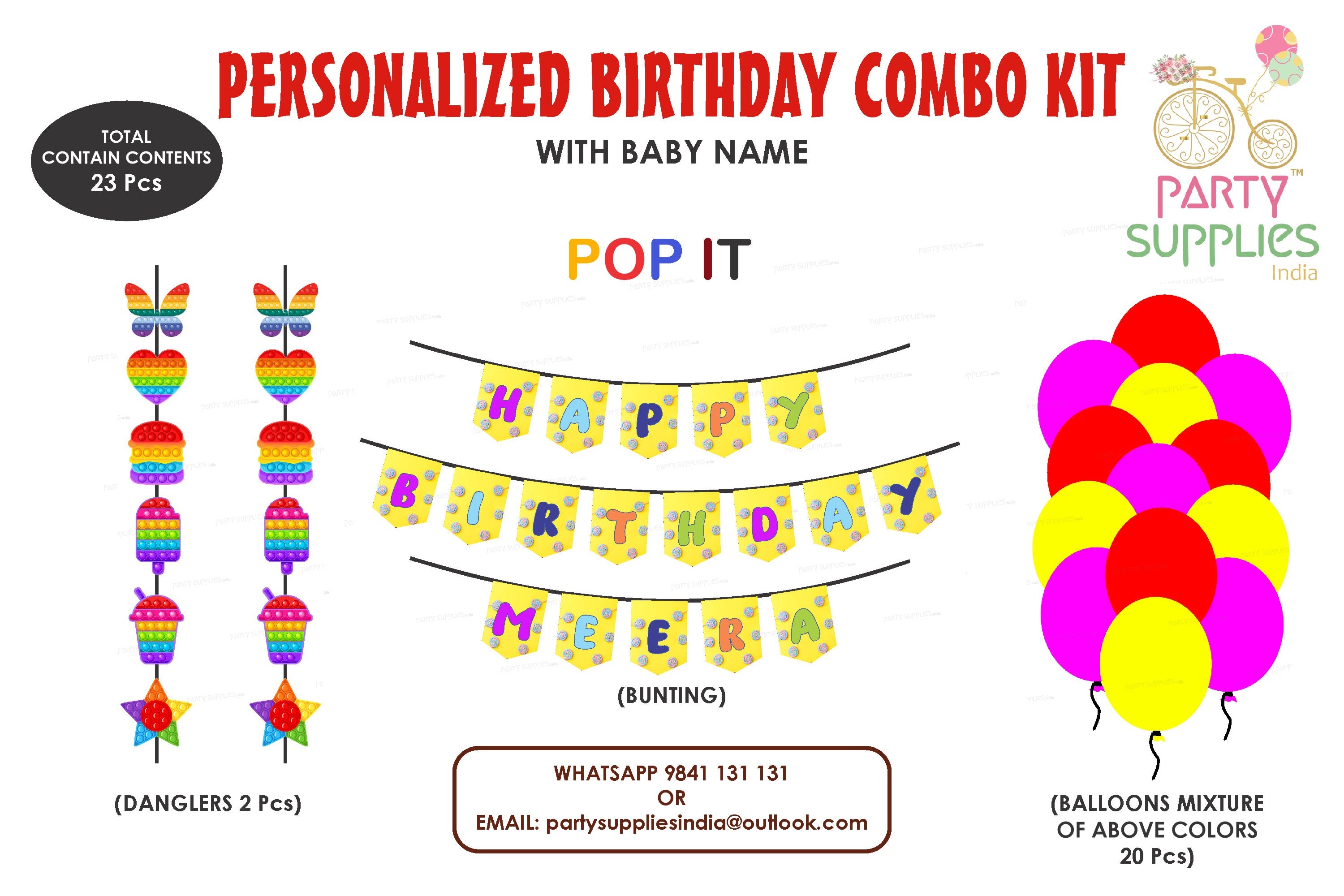 Pop It Theme Basic Combo Kit