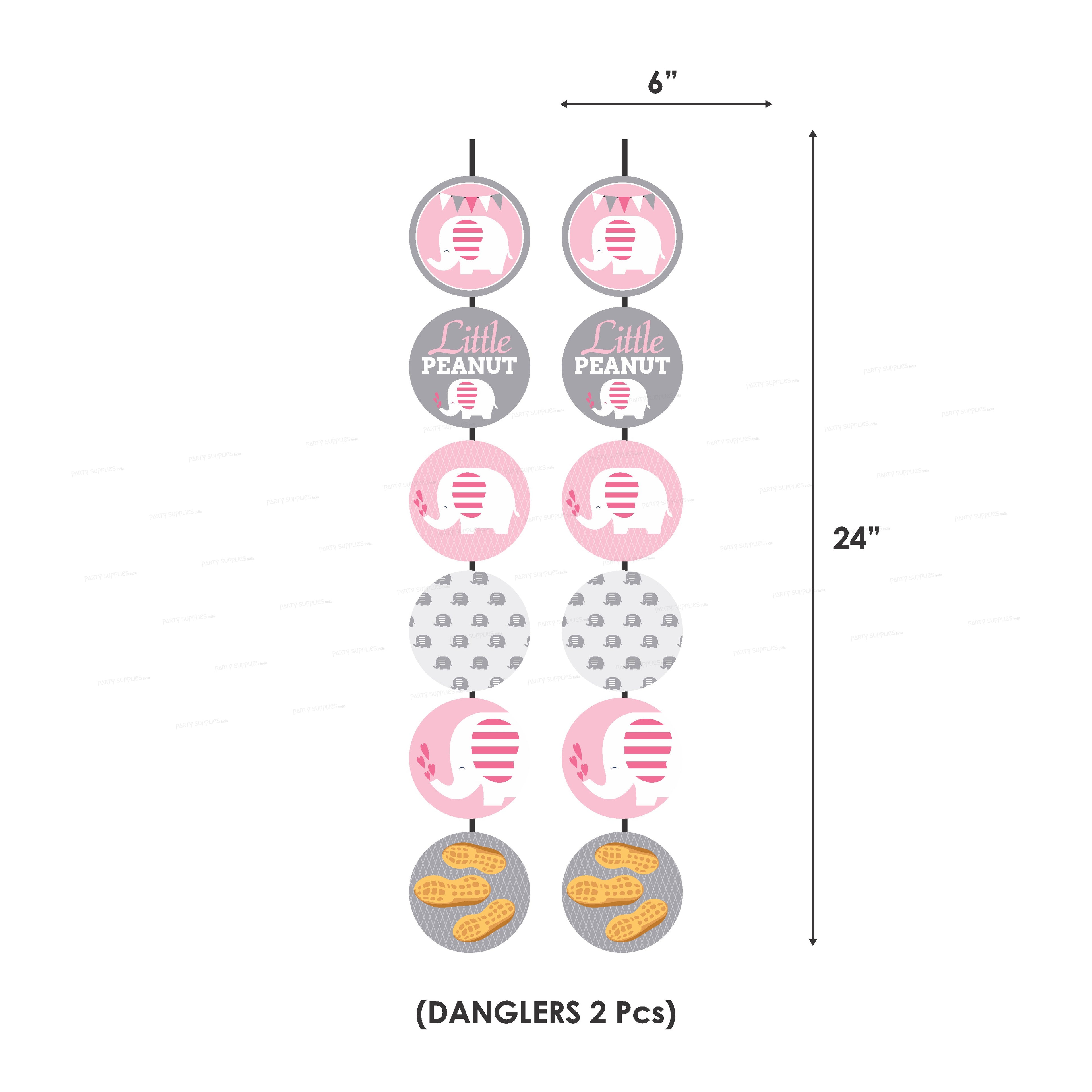 Pink Elephant Theme Exclusive Kit - image 4 of 11 | Party Supplies India