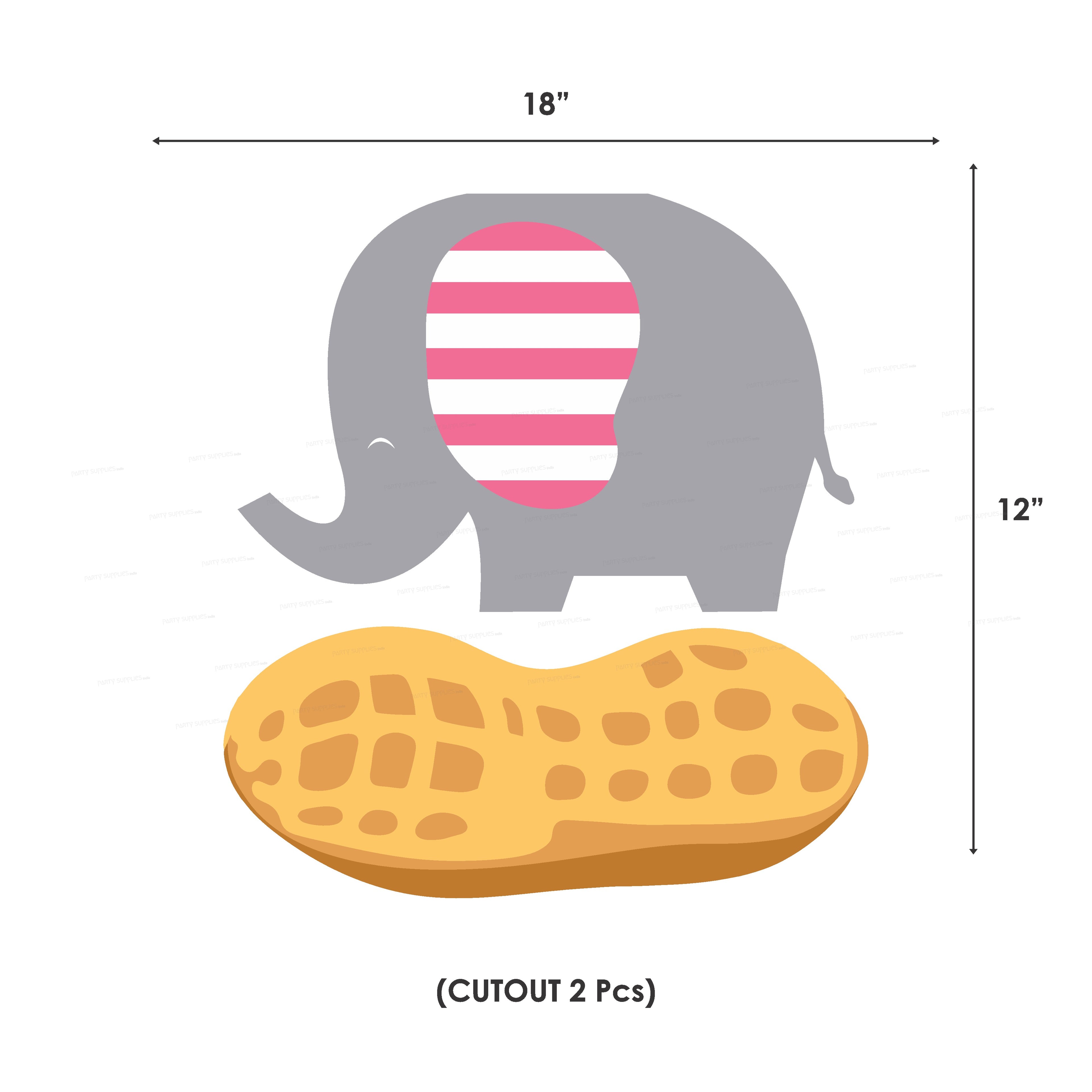 Pink Elephant Theme Exclusive Kit - image 5 of 11 | Party Supplies India