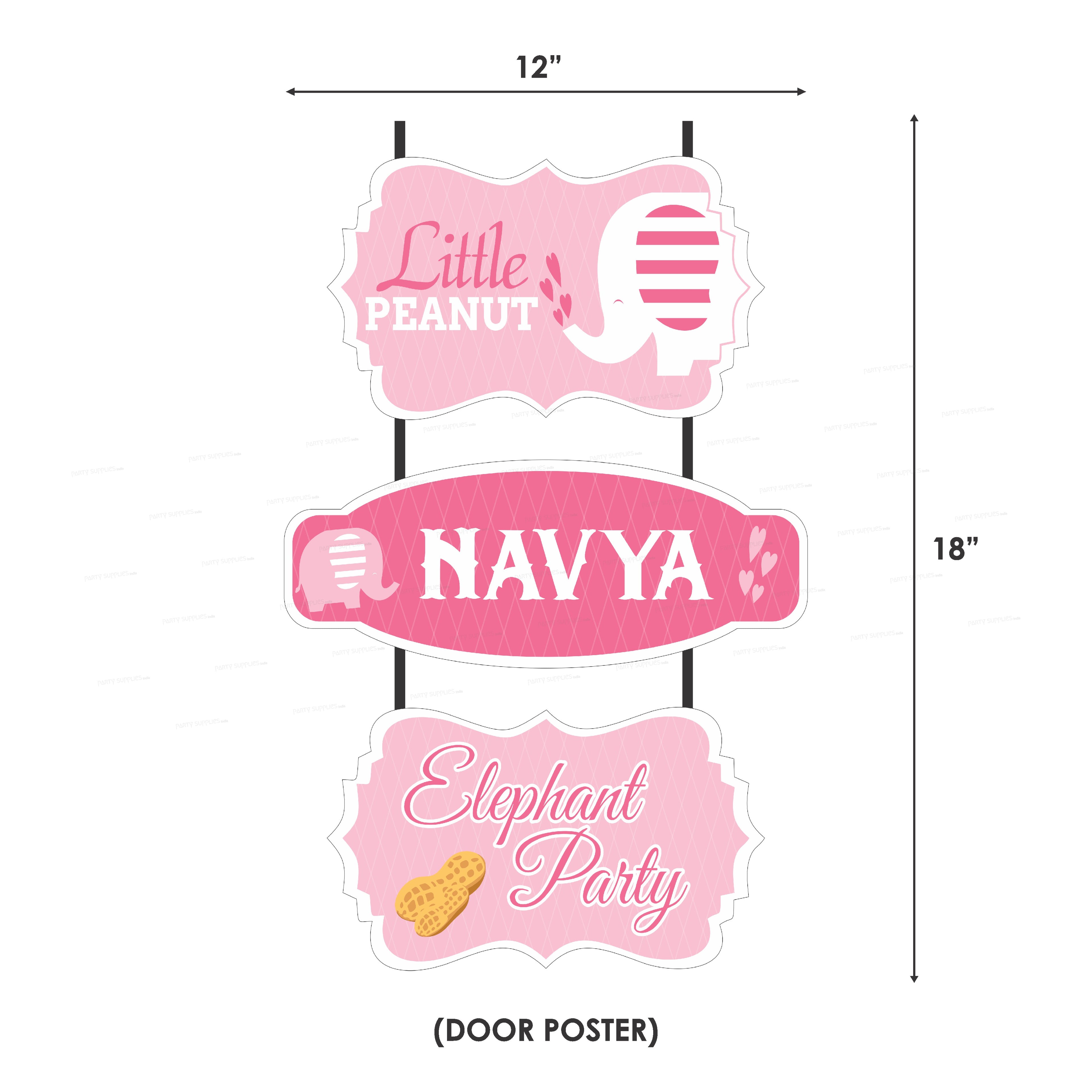 Pink Elephant Theme Exclusive Kit - image 9 of 11 | Party Supplies India