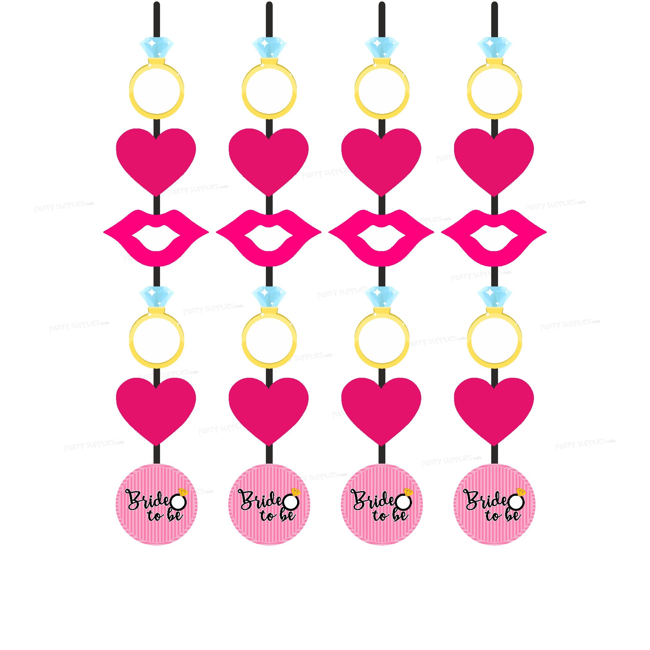 Bride to Be Theme Customized Dangler