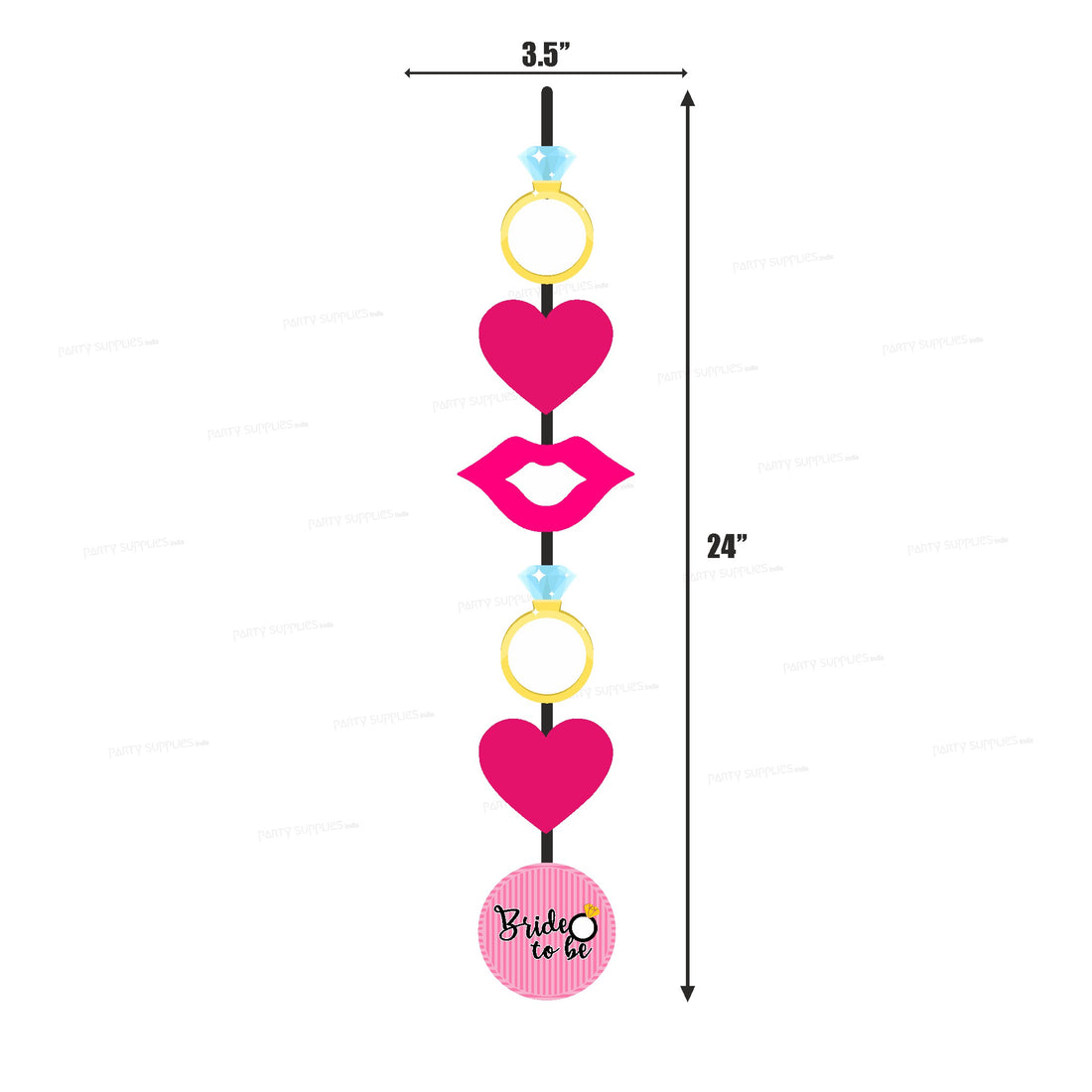 Bride to Be Theme Customized Dangler