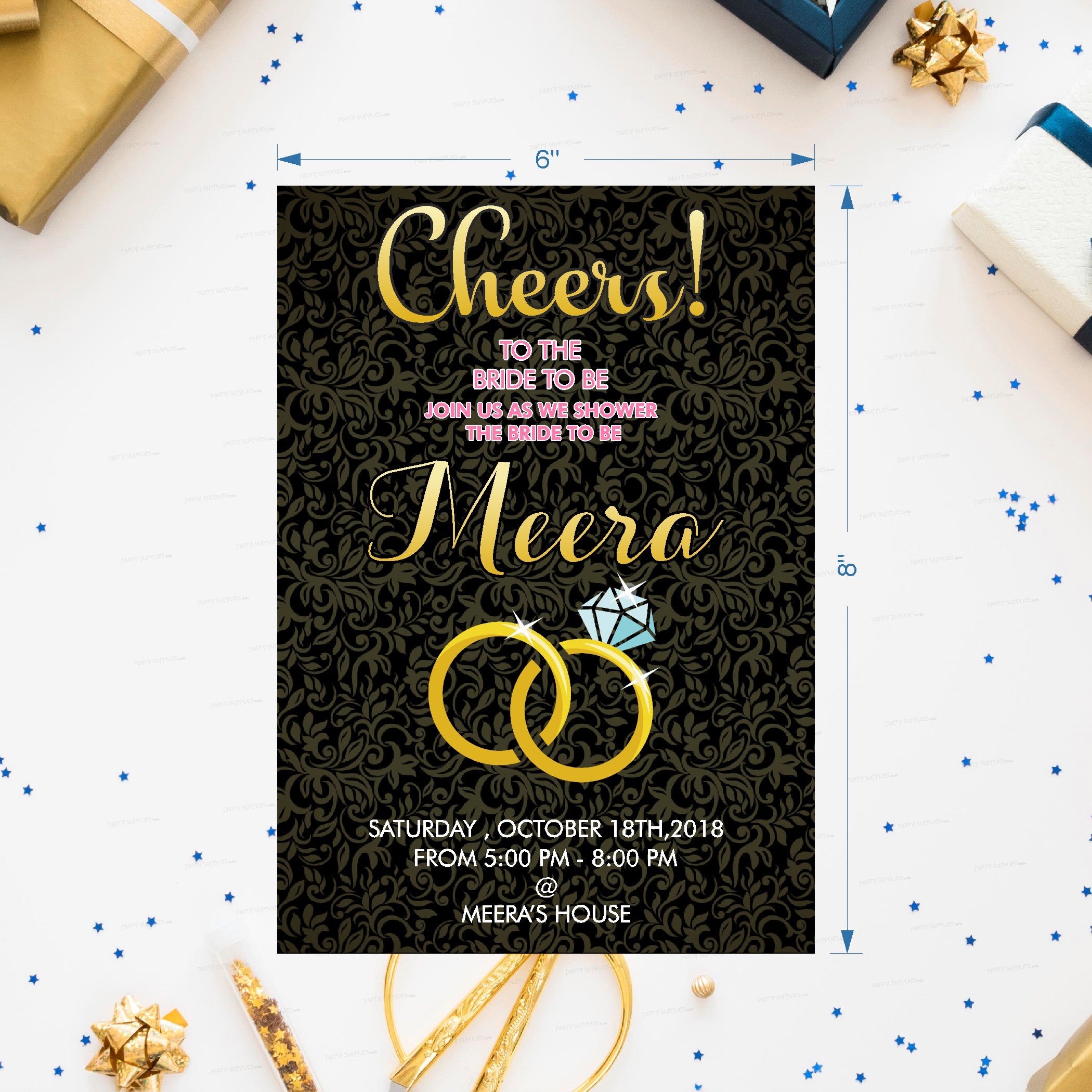 Bride to Be Themes Invite