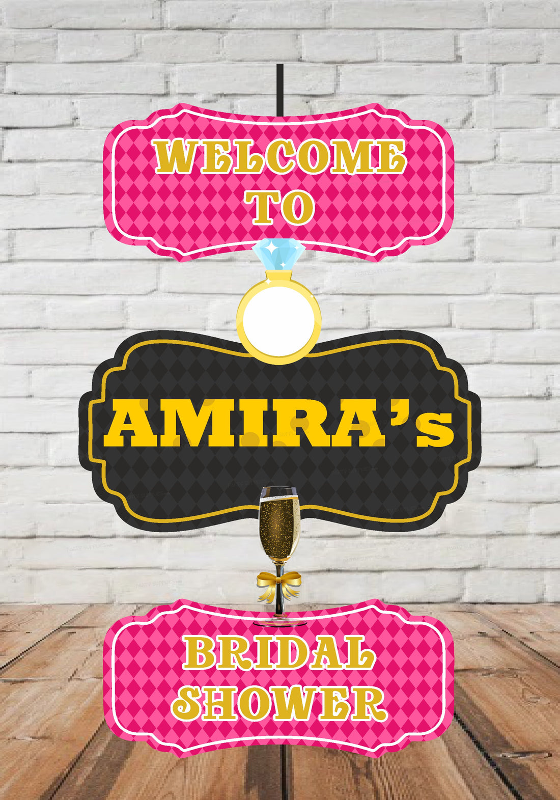 Bride to Be Theme Door Poster
