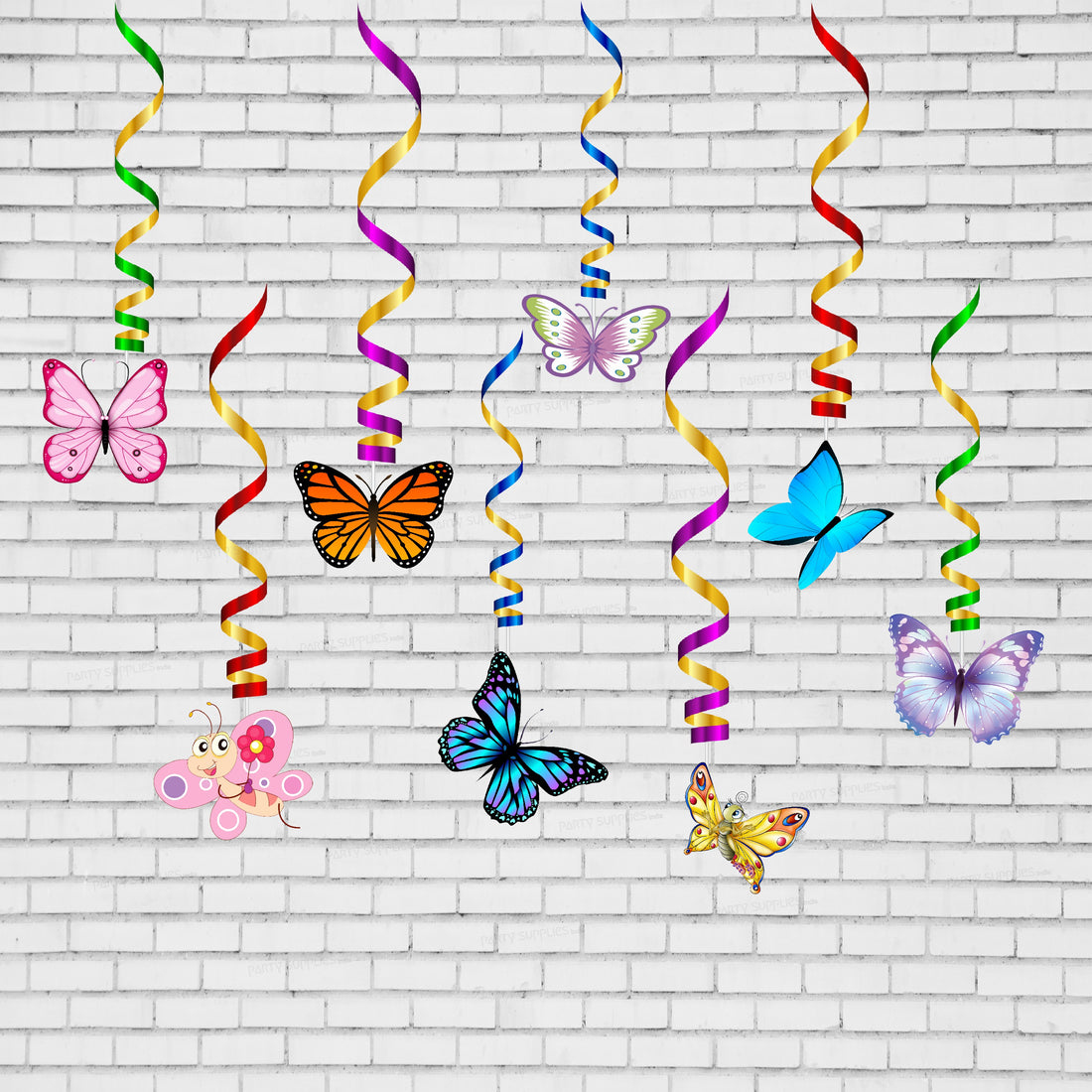 Butterfly Theme Swirls