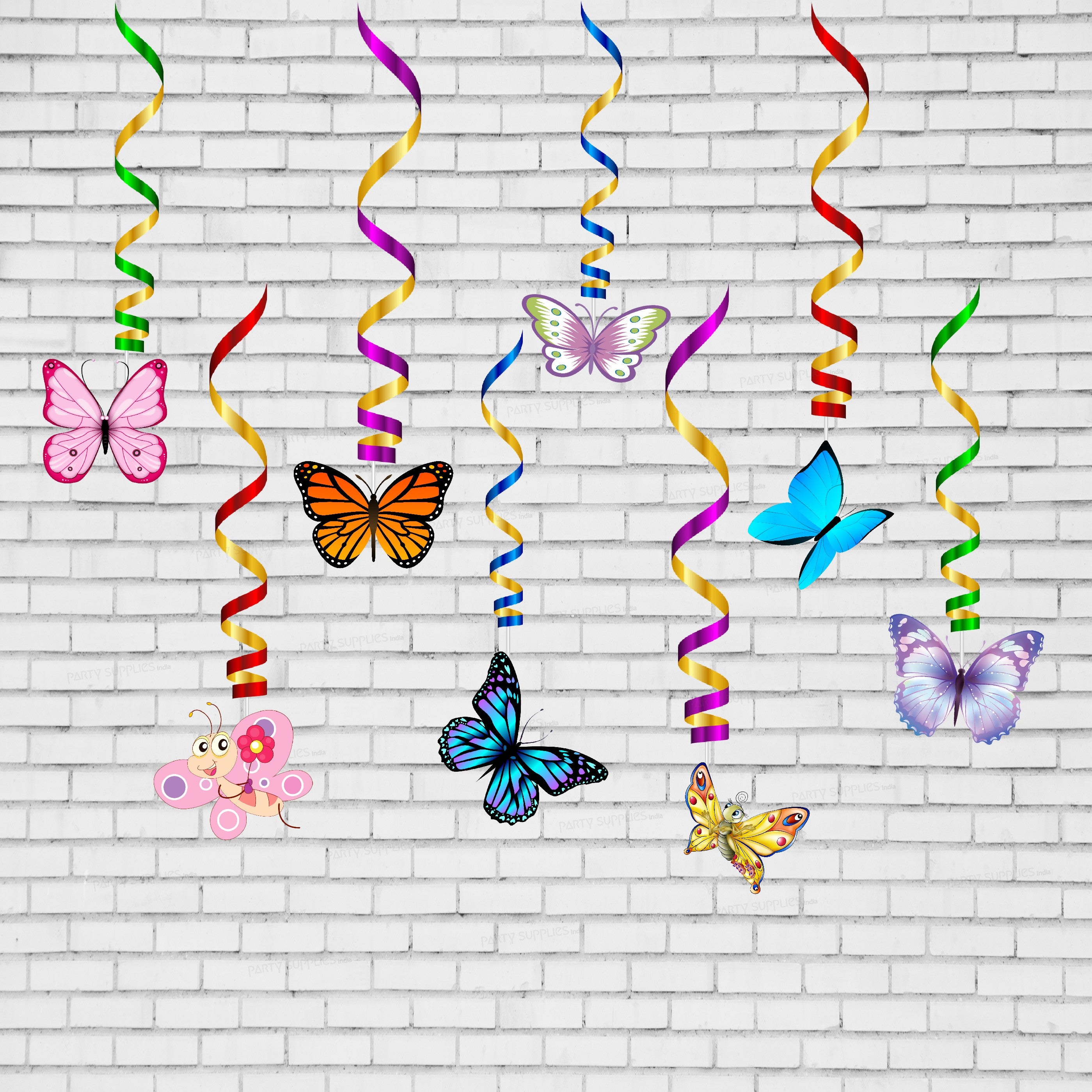 Butterfly Theme Swirls