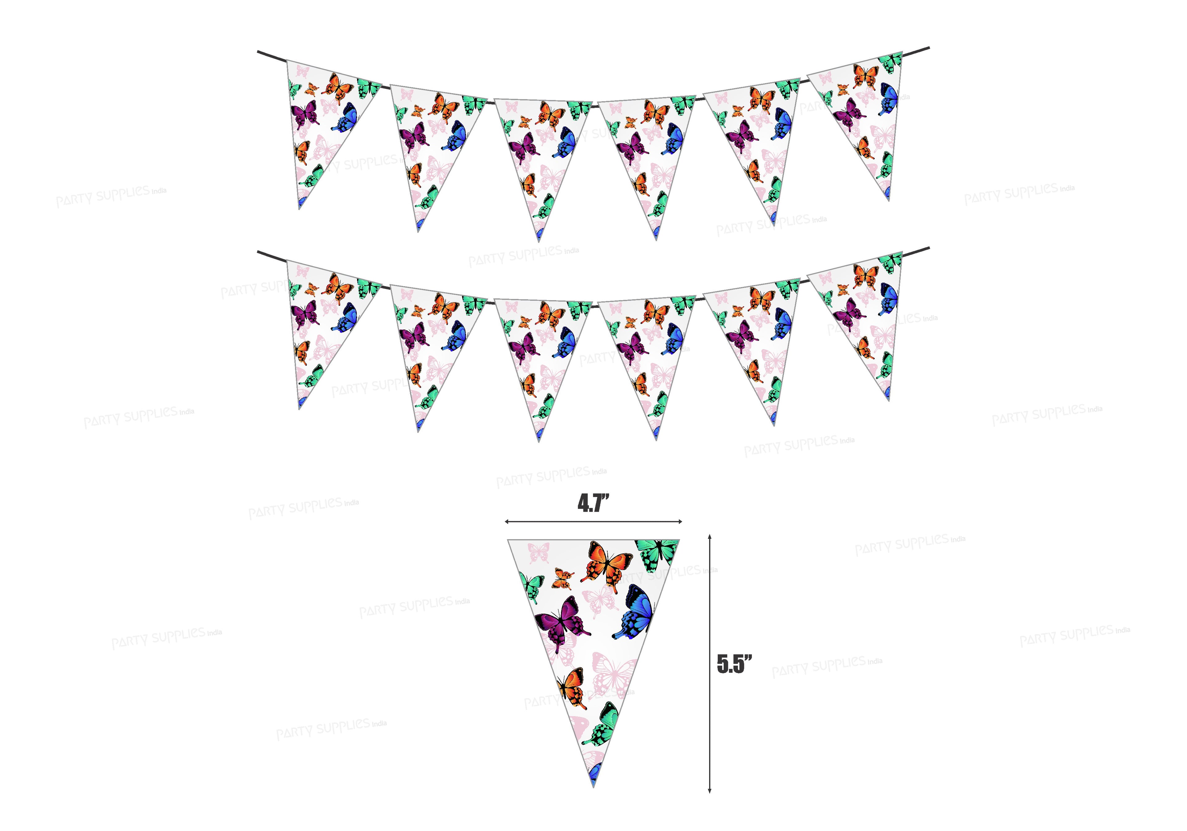 Butterfly Theme Flag Bunting